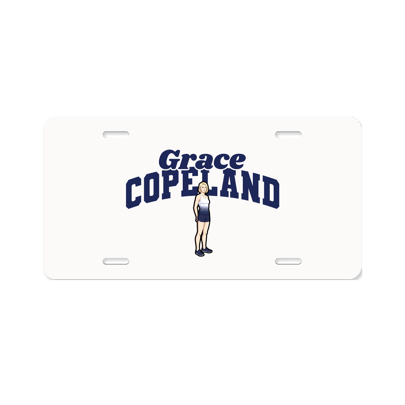 License Plate — Signature Arch in Classic