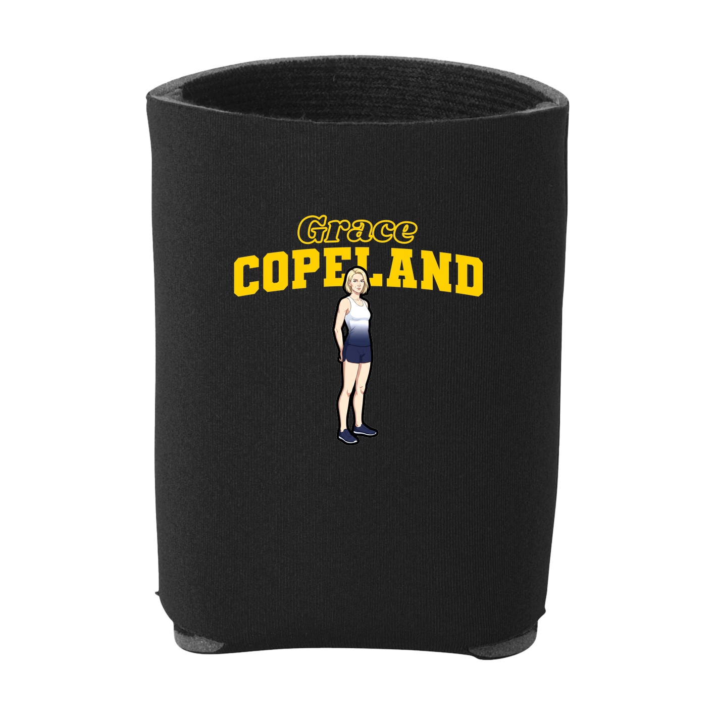 Can Holder — Name Arch in Black