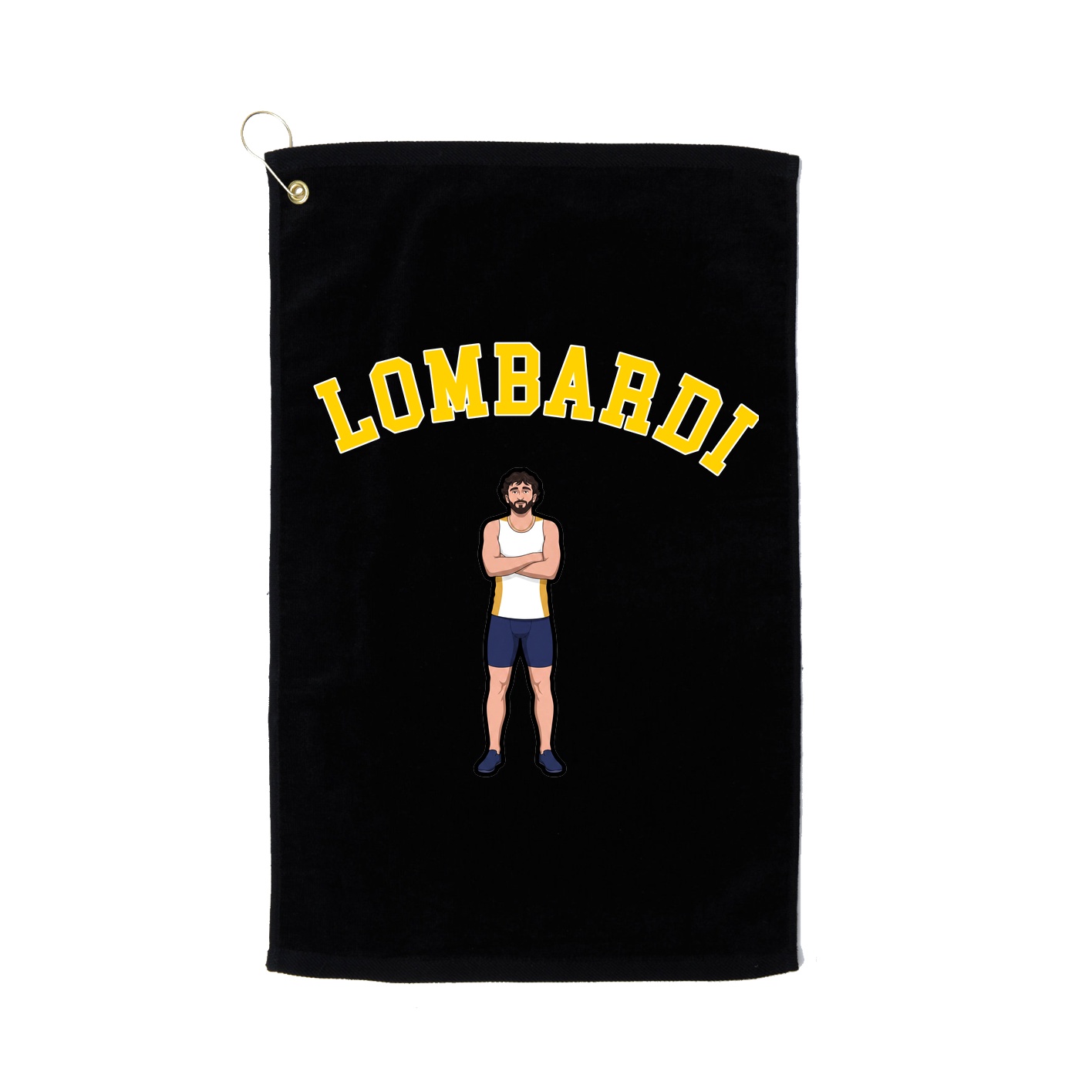 Golf Towel — Shirsey Arch in Black