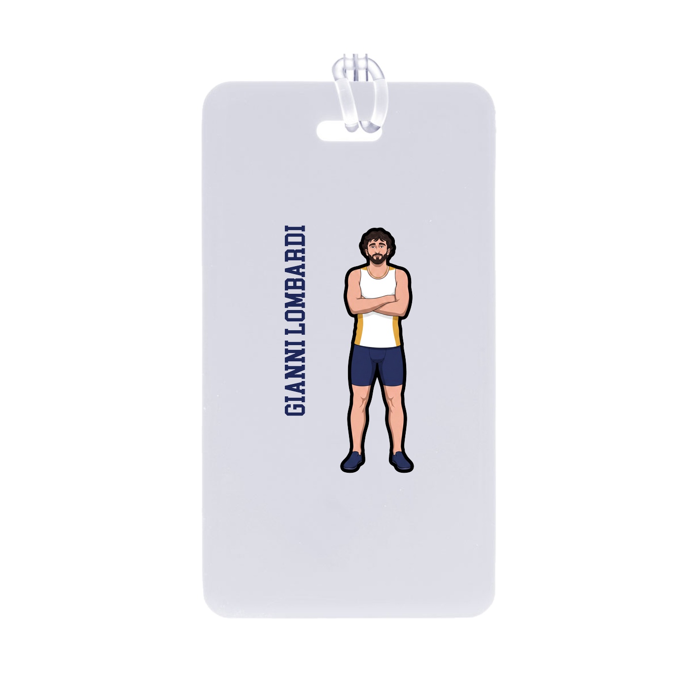 Bag Tag — Name Vertical in Classic