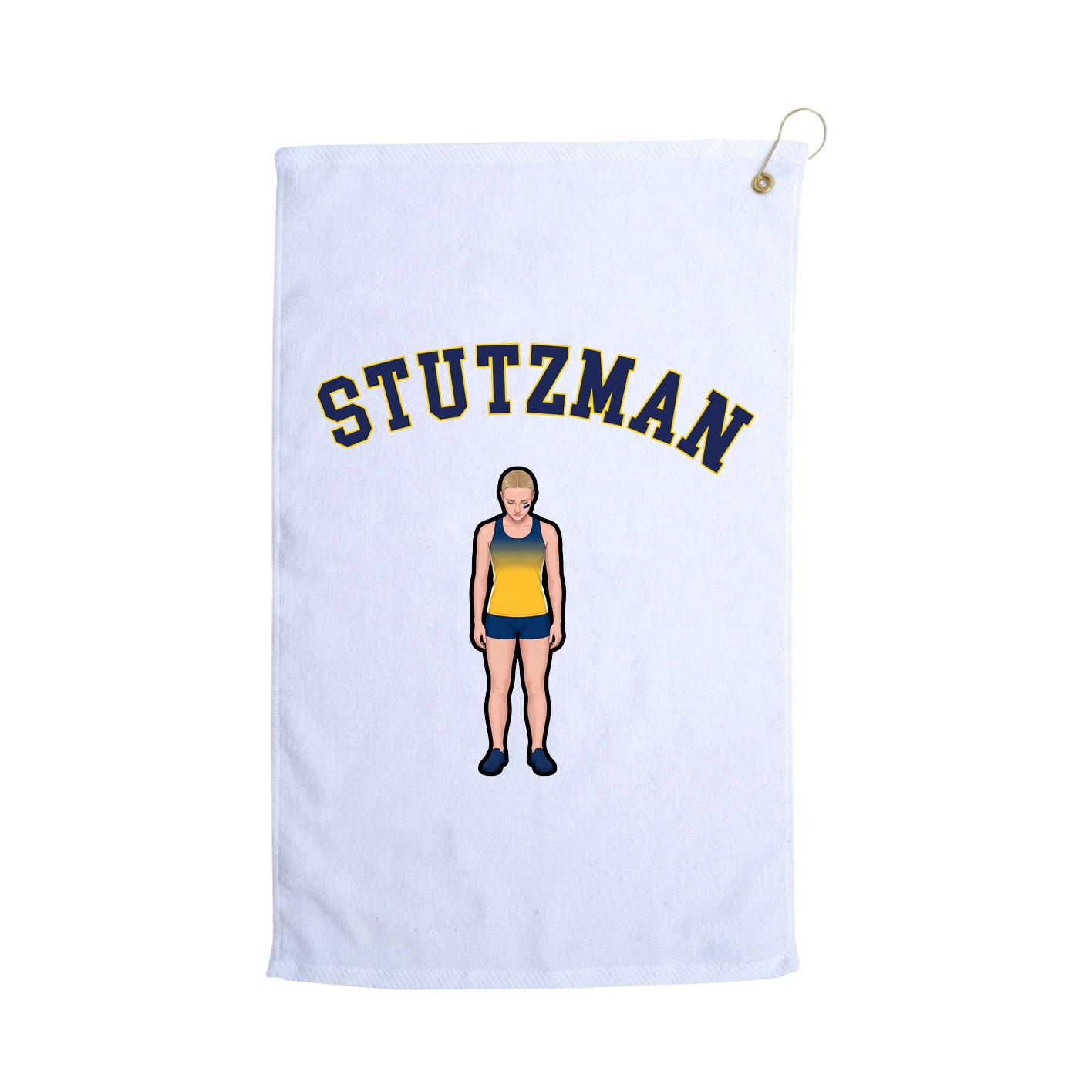 Golf Towel — Shirsey Arch in White