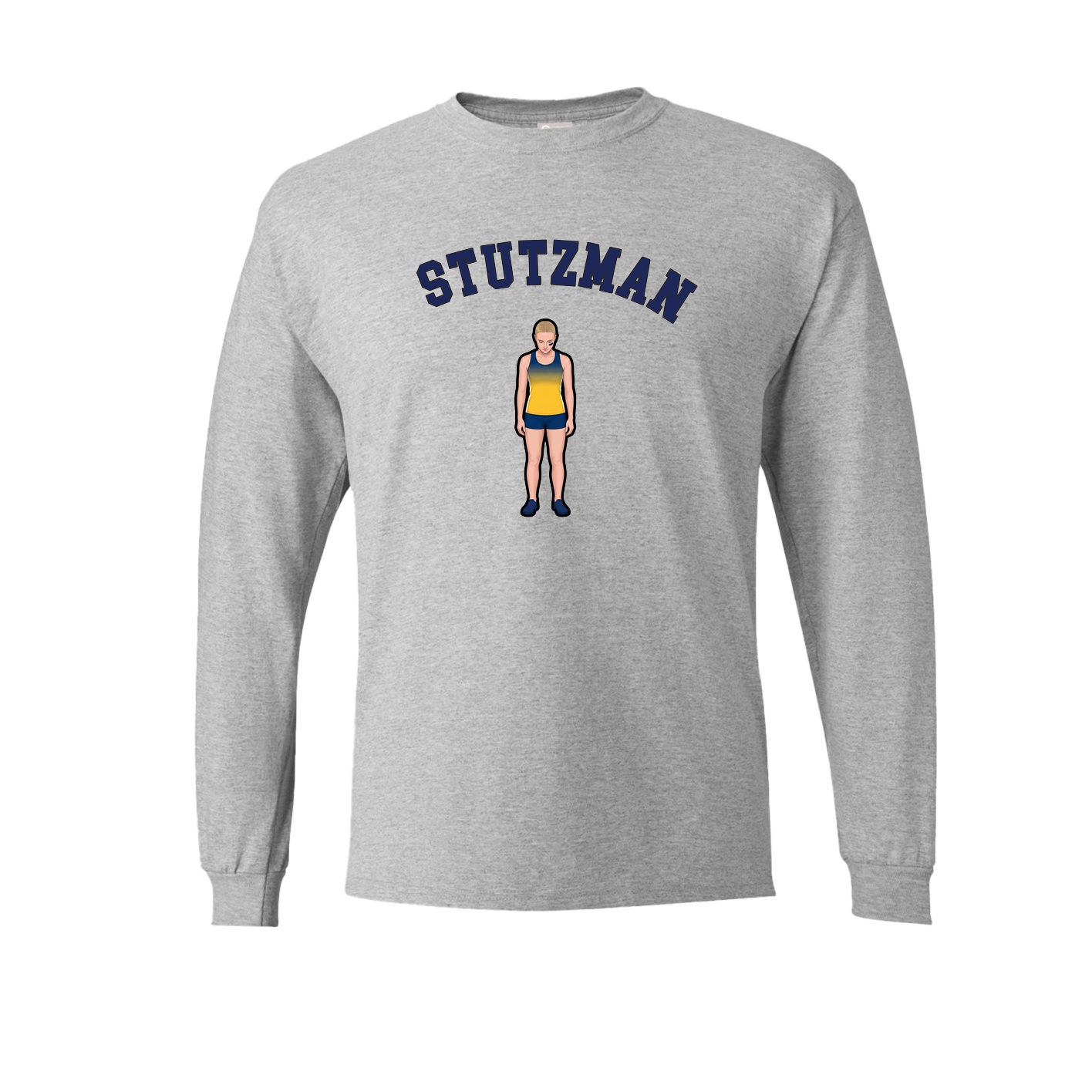Long Sleeve Tee — Shirsey Arch in Grey