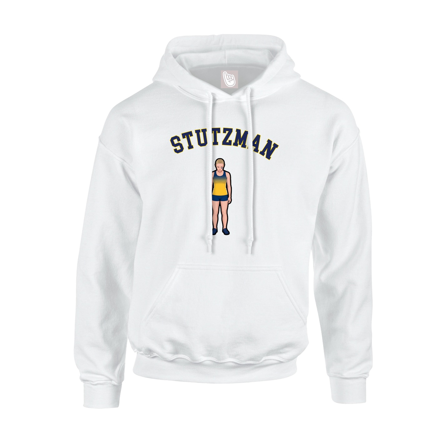 Hoodie — Shirsey Arch in White