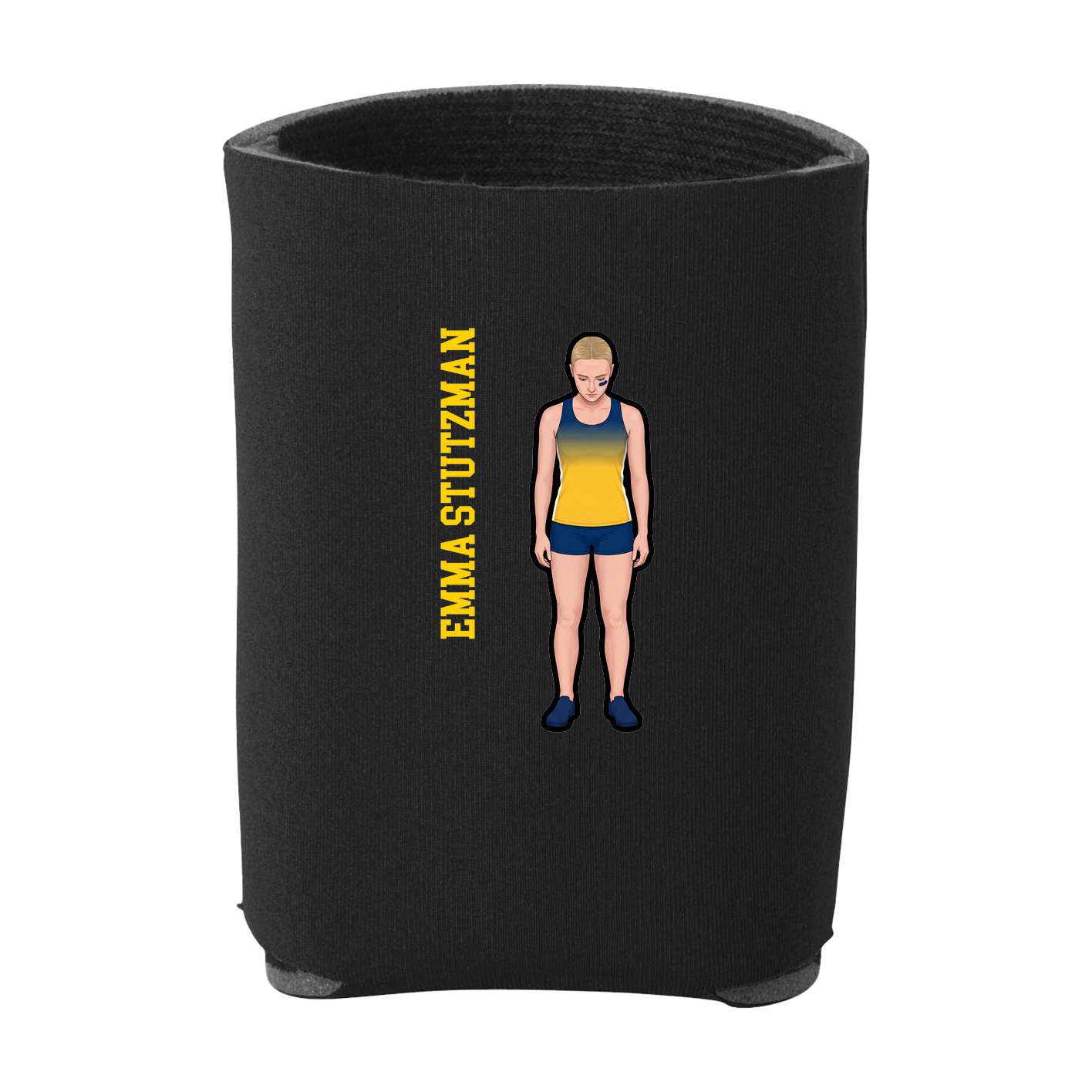 Can Holder — Name Vertical in Black