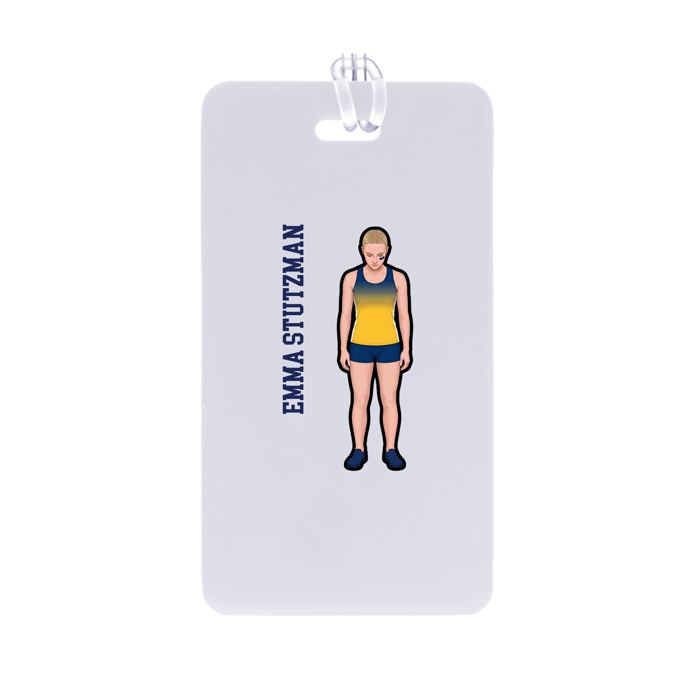 Bag Tag — Name Vertical in Classic