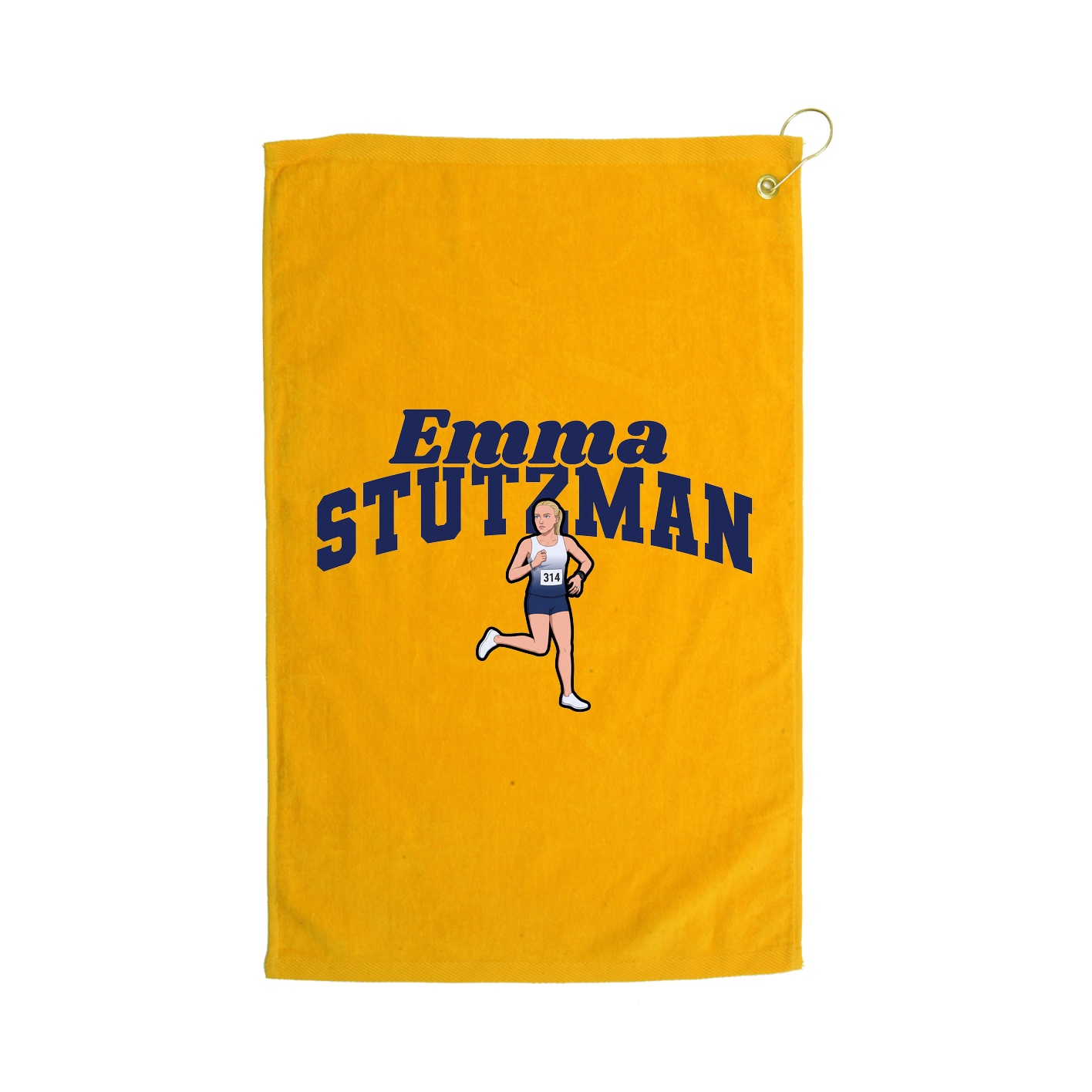 Golf Towel — Signature Arch in Gold