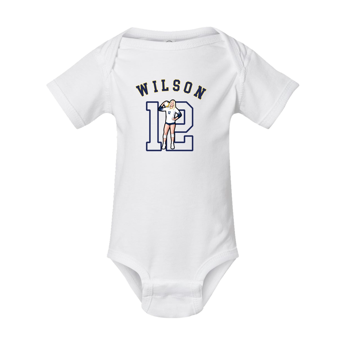 Baby Onesie — Shirsey Arch in White