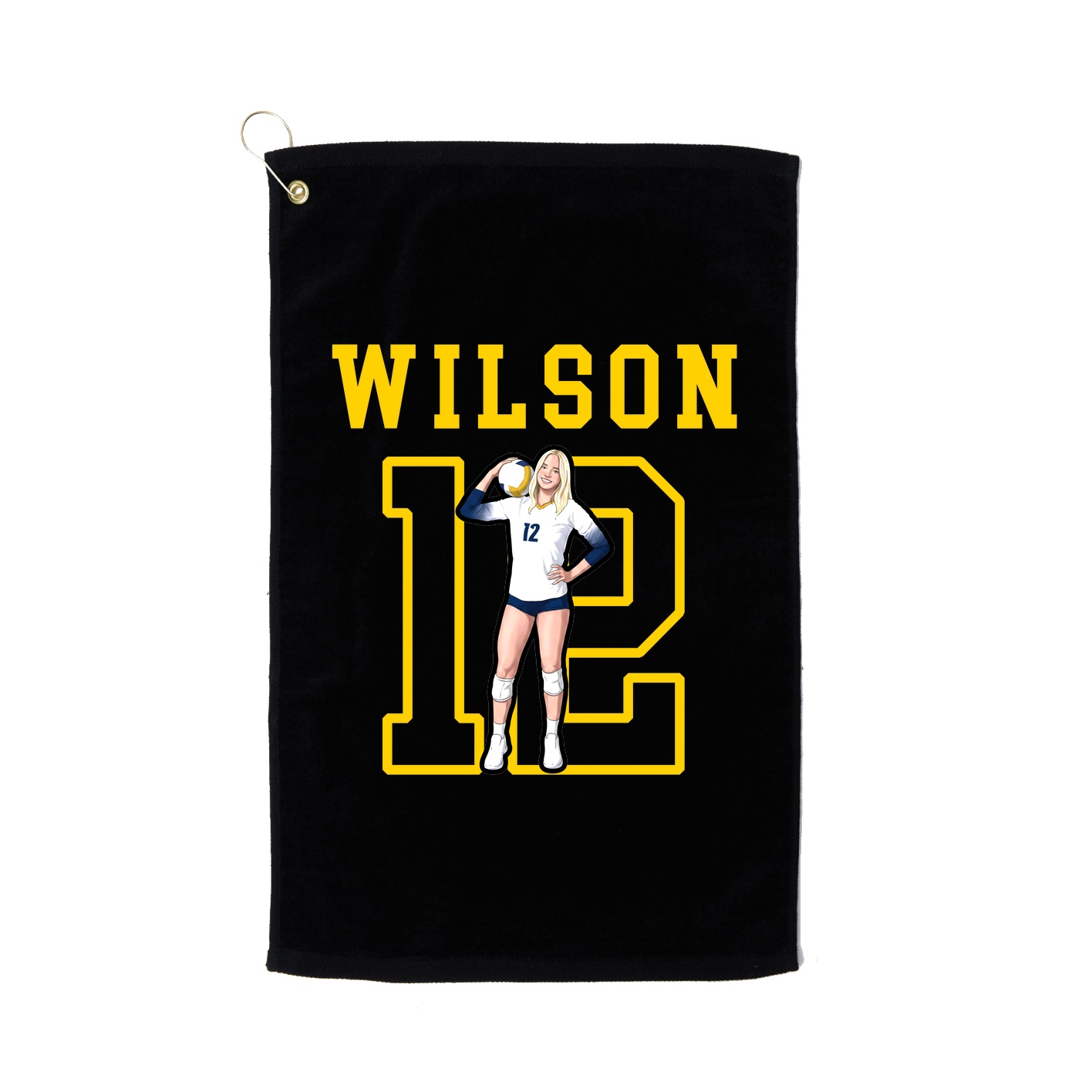 Golf Towel — Shirsey in Black