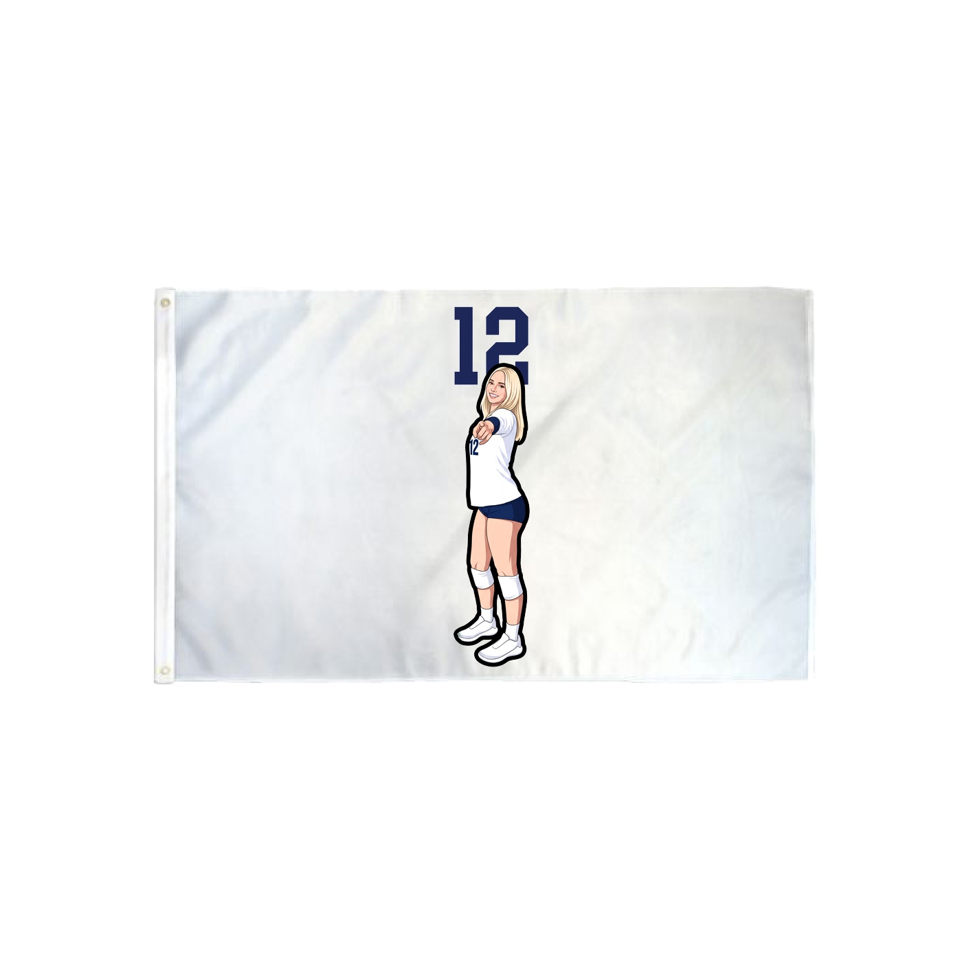 3x5 Flag — Number Top in Classic
