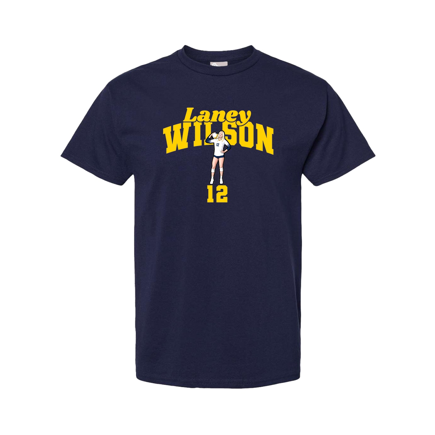 Tee — Signature Arch in Navy