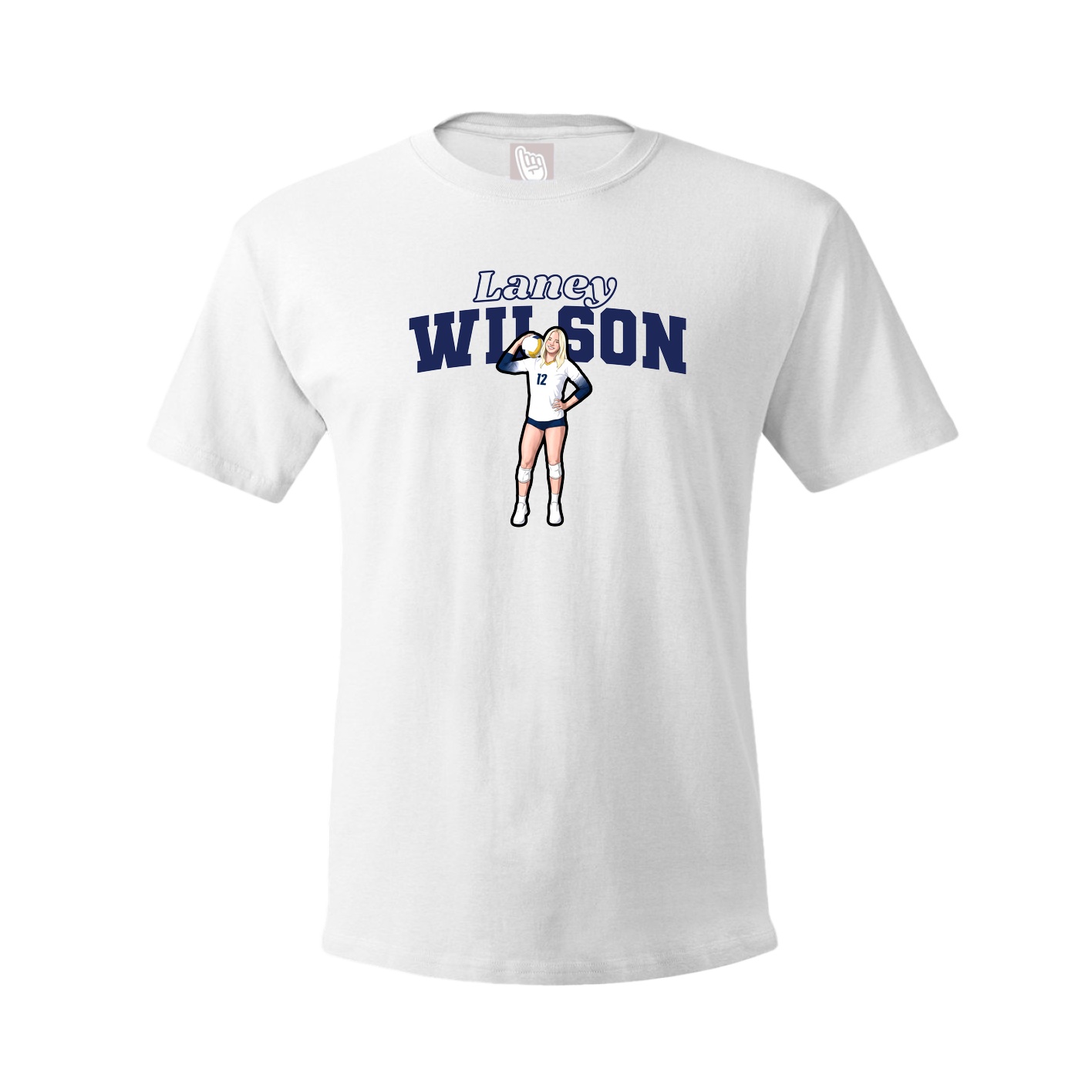 Tee — Name Arch in White