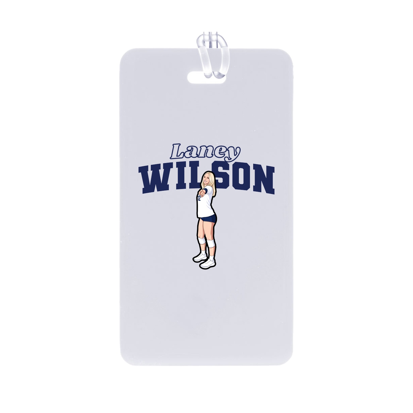 Bag Tag — Name Arch in Classic