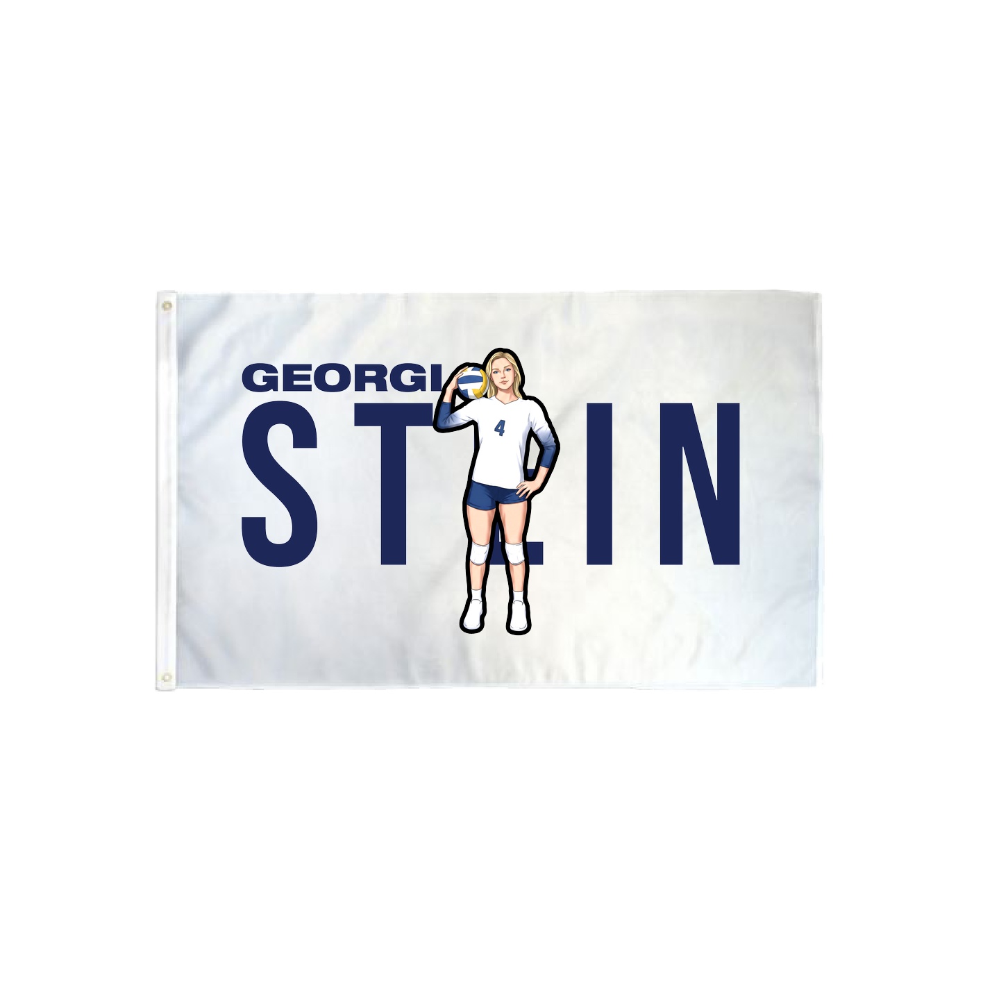 3x5 Flag — Player Name in Classic