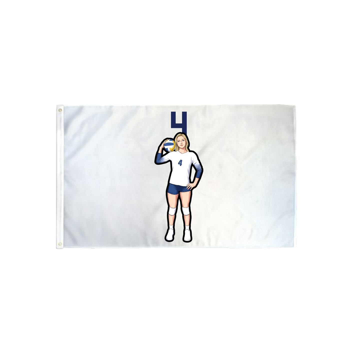 3x5 Flag — Number Top in Classic