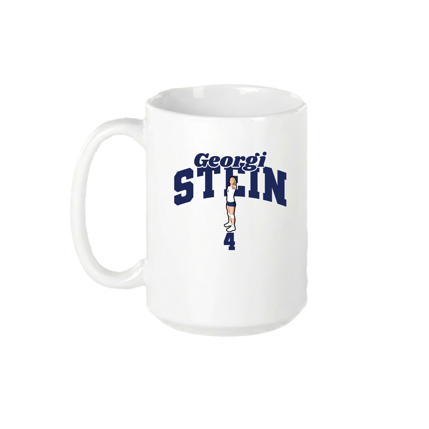 15oz Coffee Mug — Signature Arch in White
