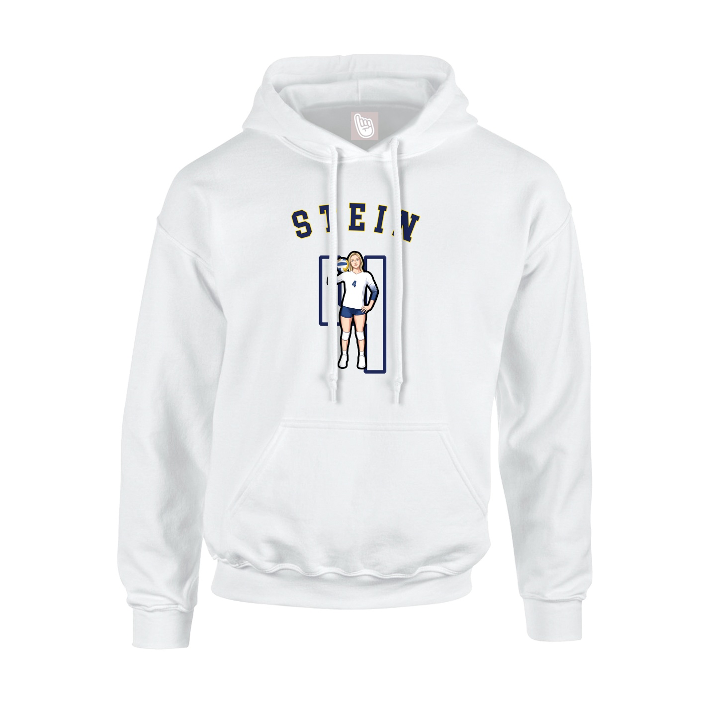 Youth Hoodie — Shirsey Arch in White