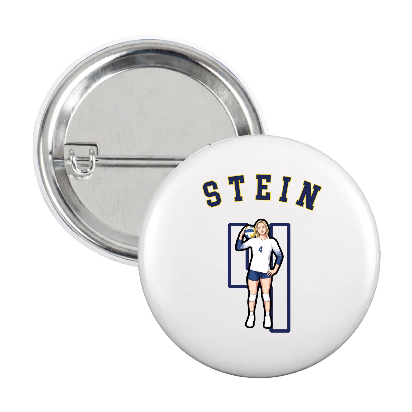 Game Day Button — Shirsey Arch in White