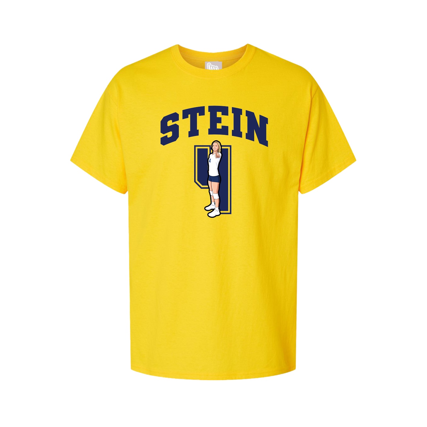 Youth Tee — Number in Gold