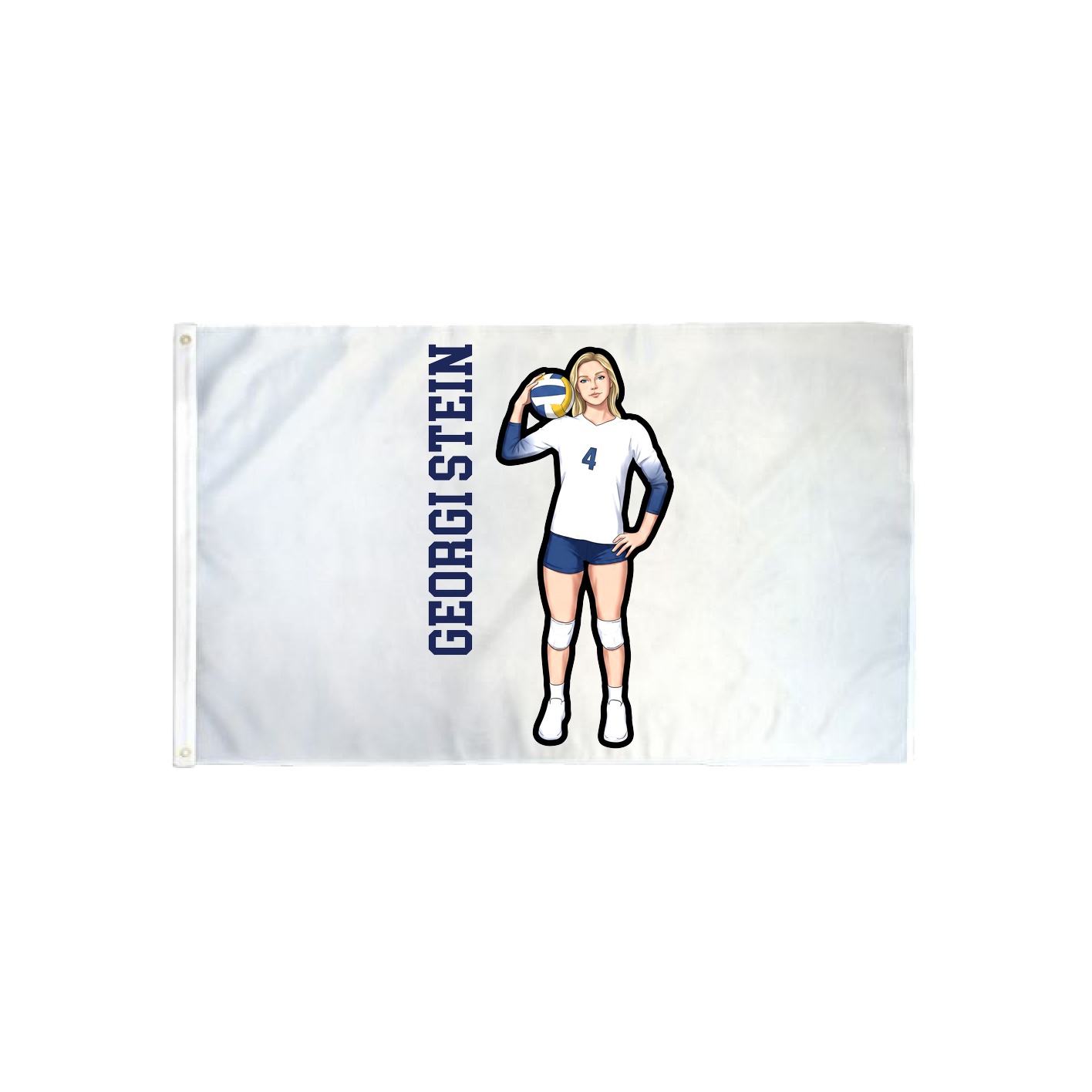 3x5 Flag — Name Vertical in Classic