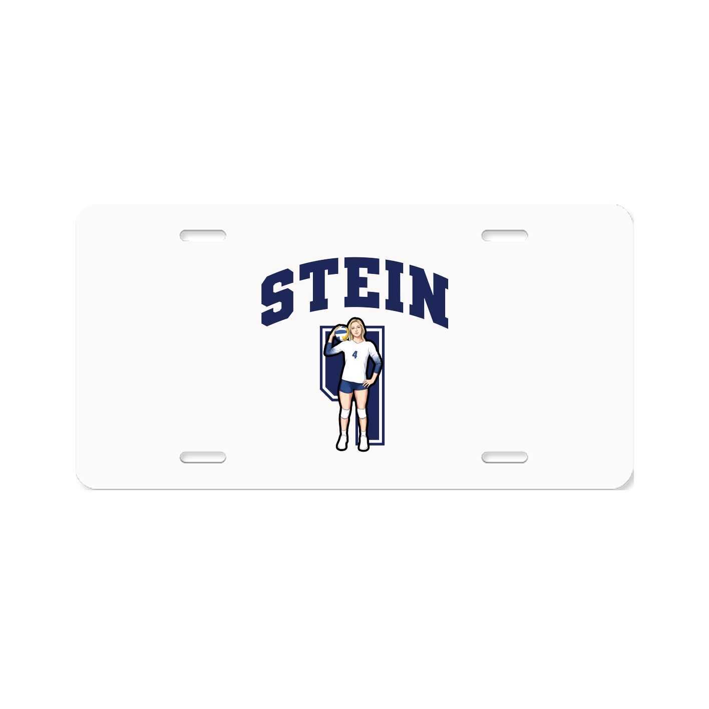License Plate — Number in Classic