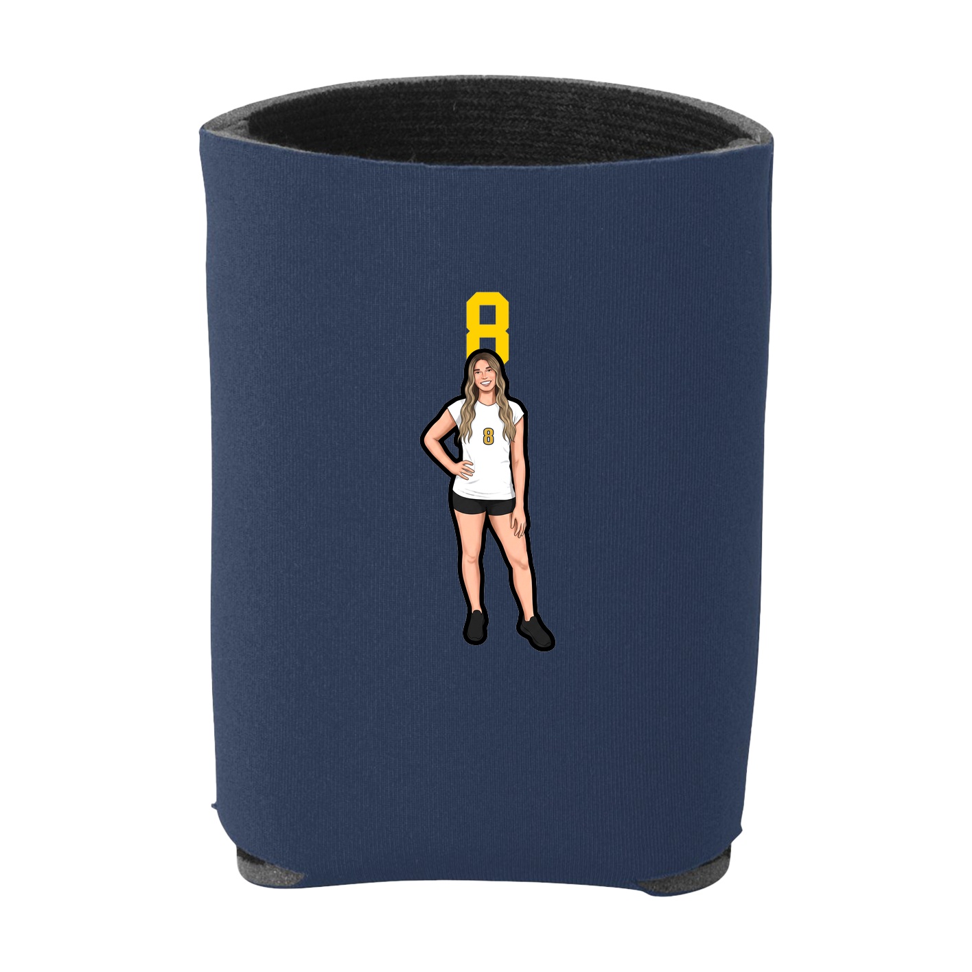 Can Holder — Number Top in Navy