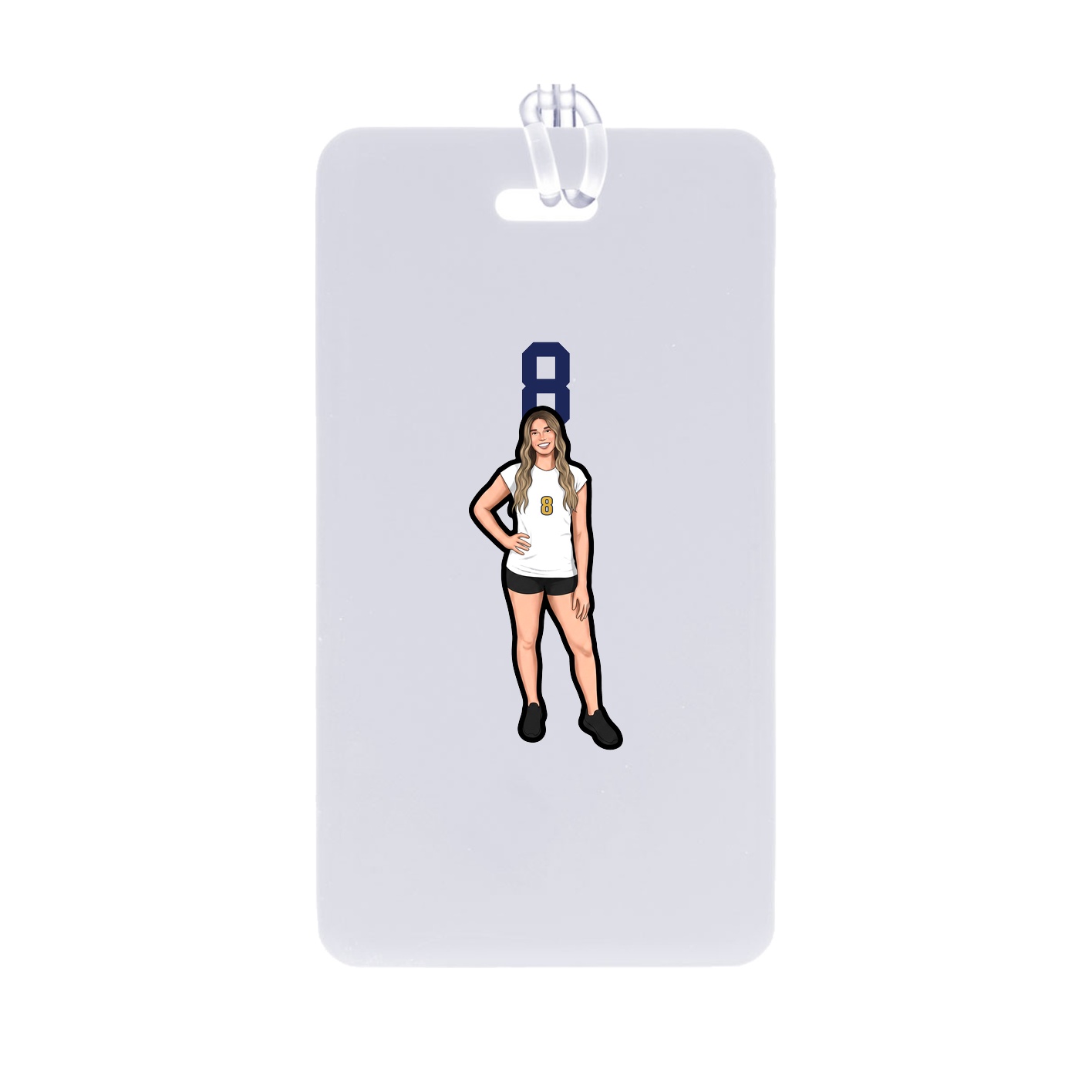 Bag Tag — Number Top in Classic