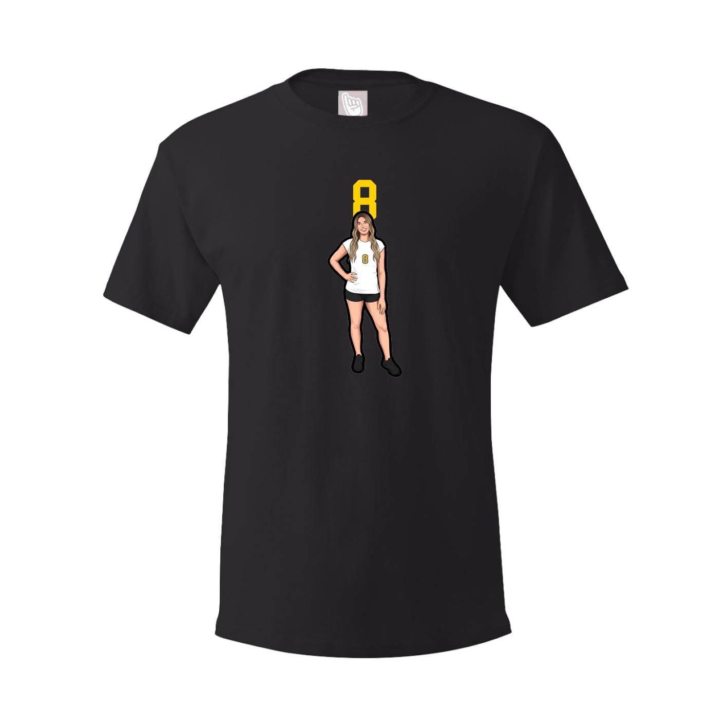 Tee — Number Top in Black