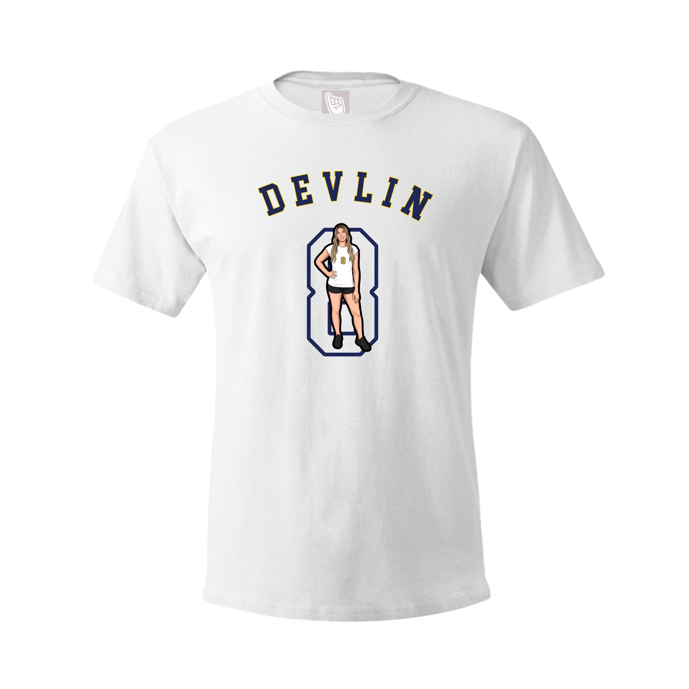 Tee — Shirsey Arch in White