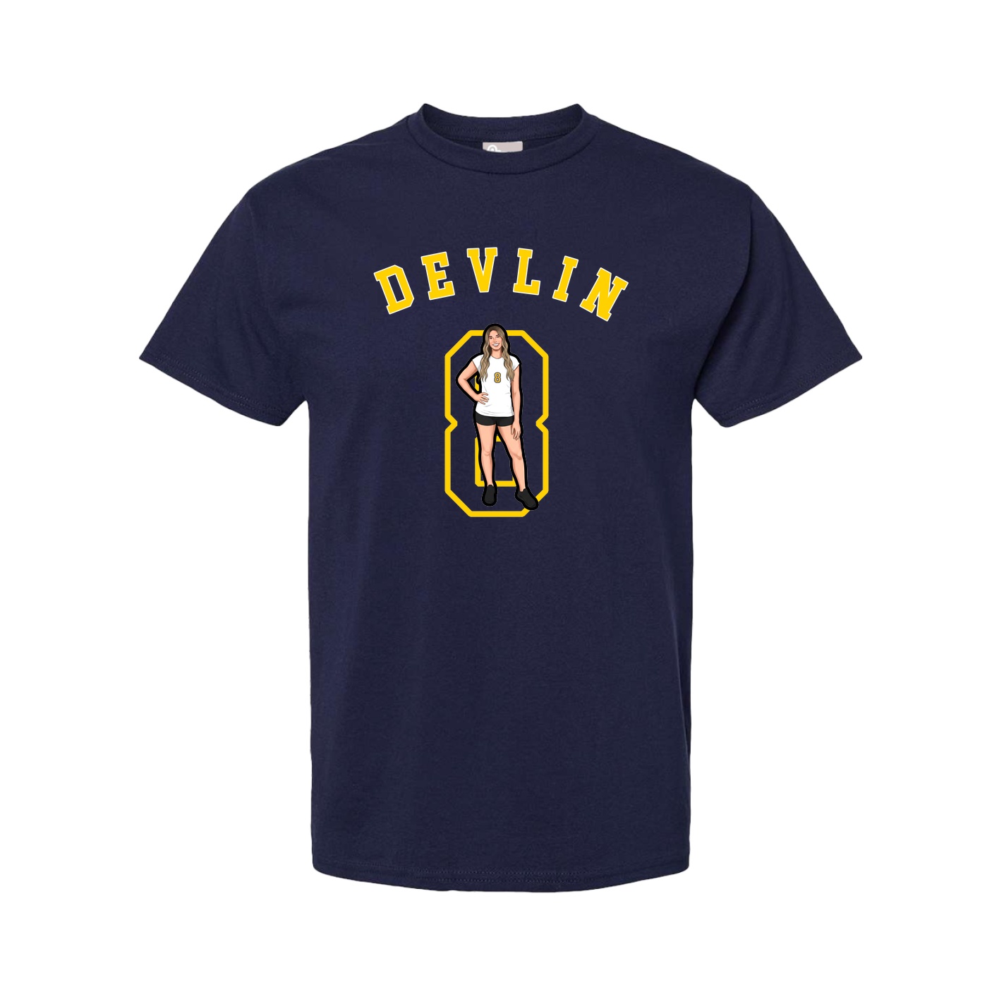 Youth Tee — Shirsey Arch in Navy