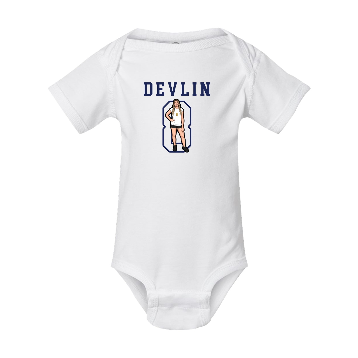 Baby Onesie — Shirsey in White