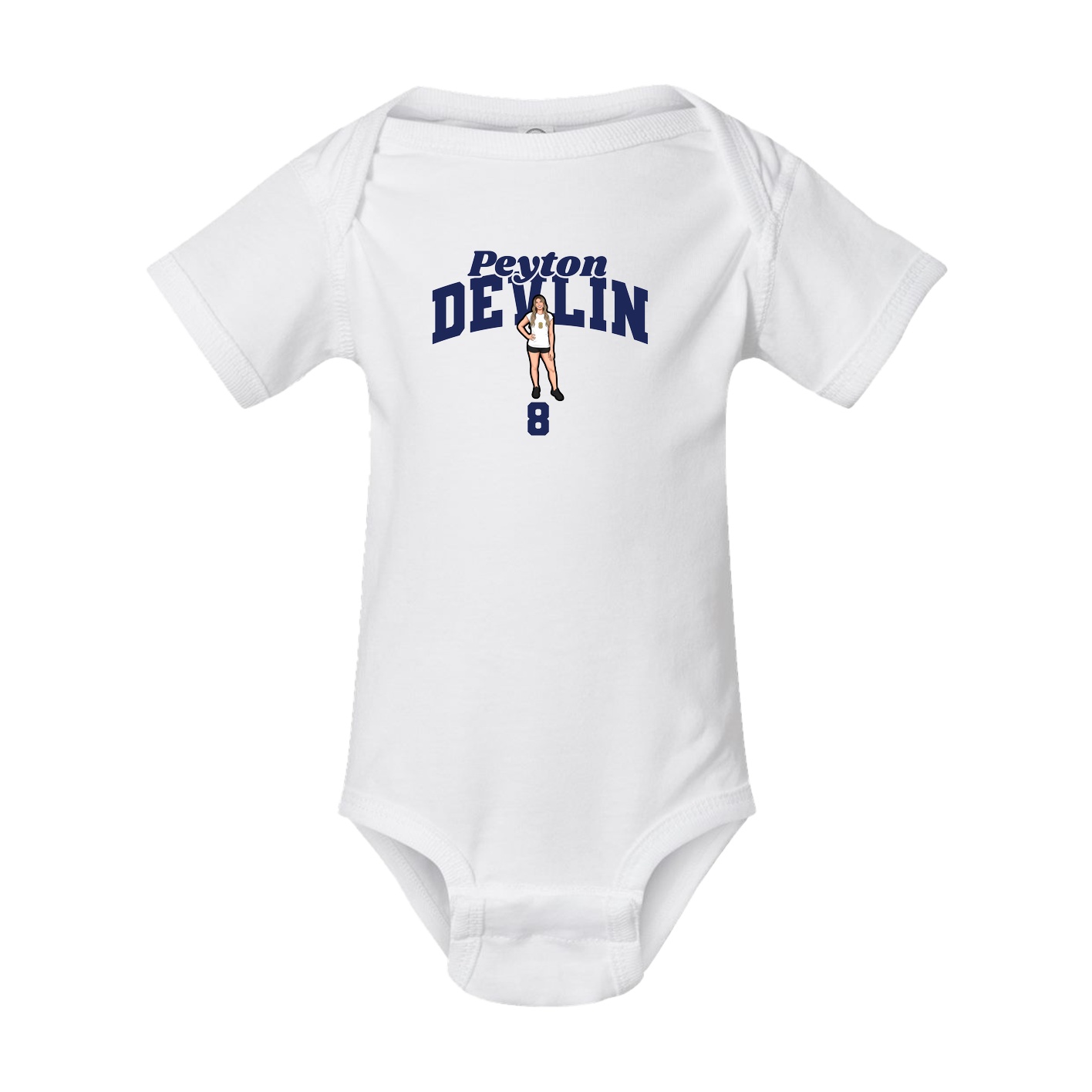 Baby Onesie — Signature Arch in White