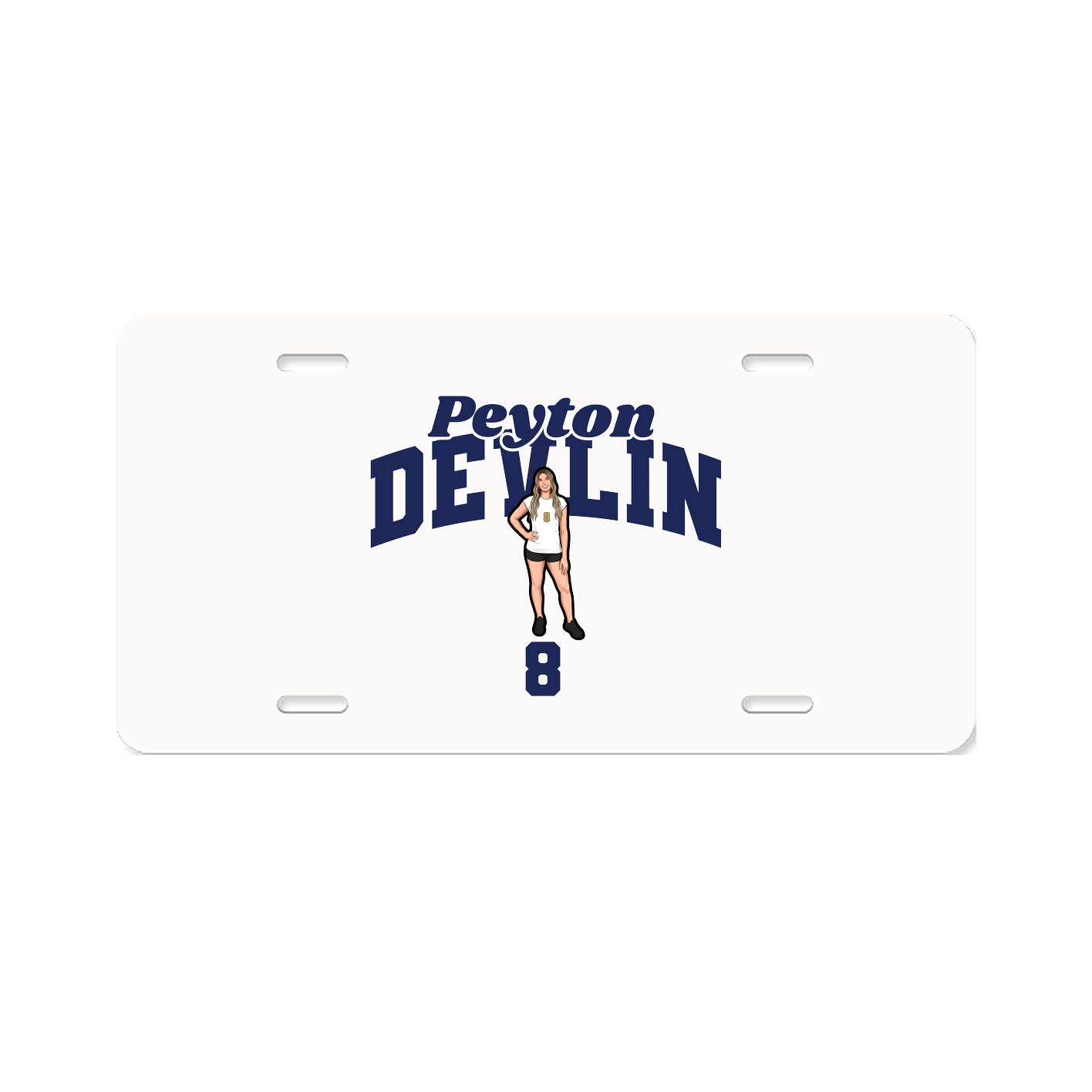 License Plate — Signature Arch in Classic