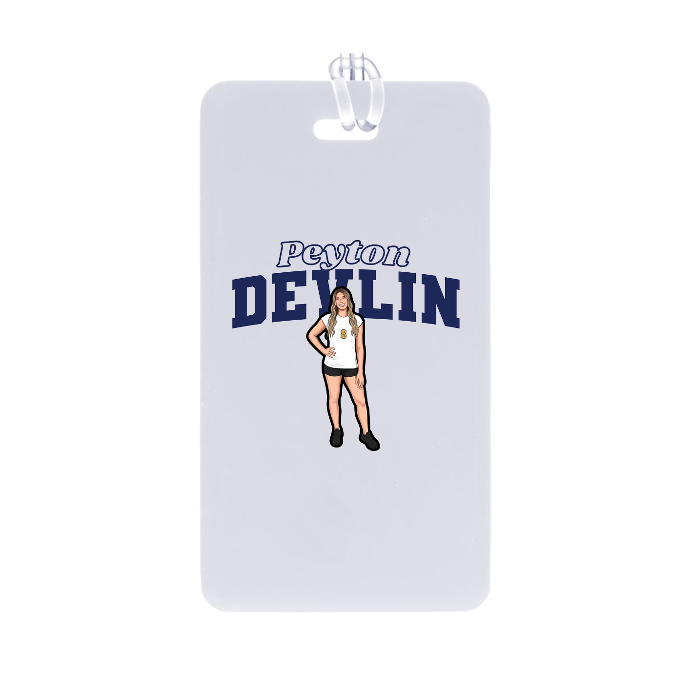 Bag Tag — Name Arch in Classic