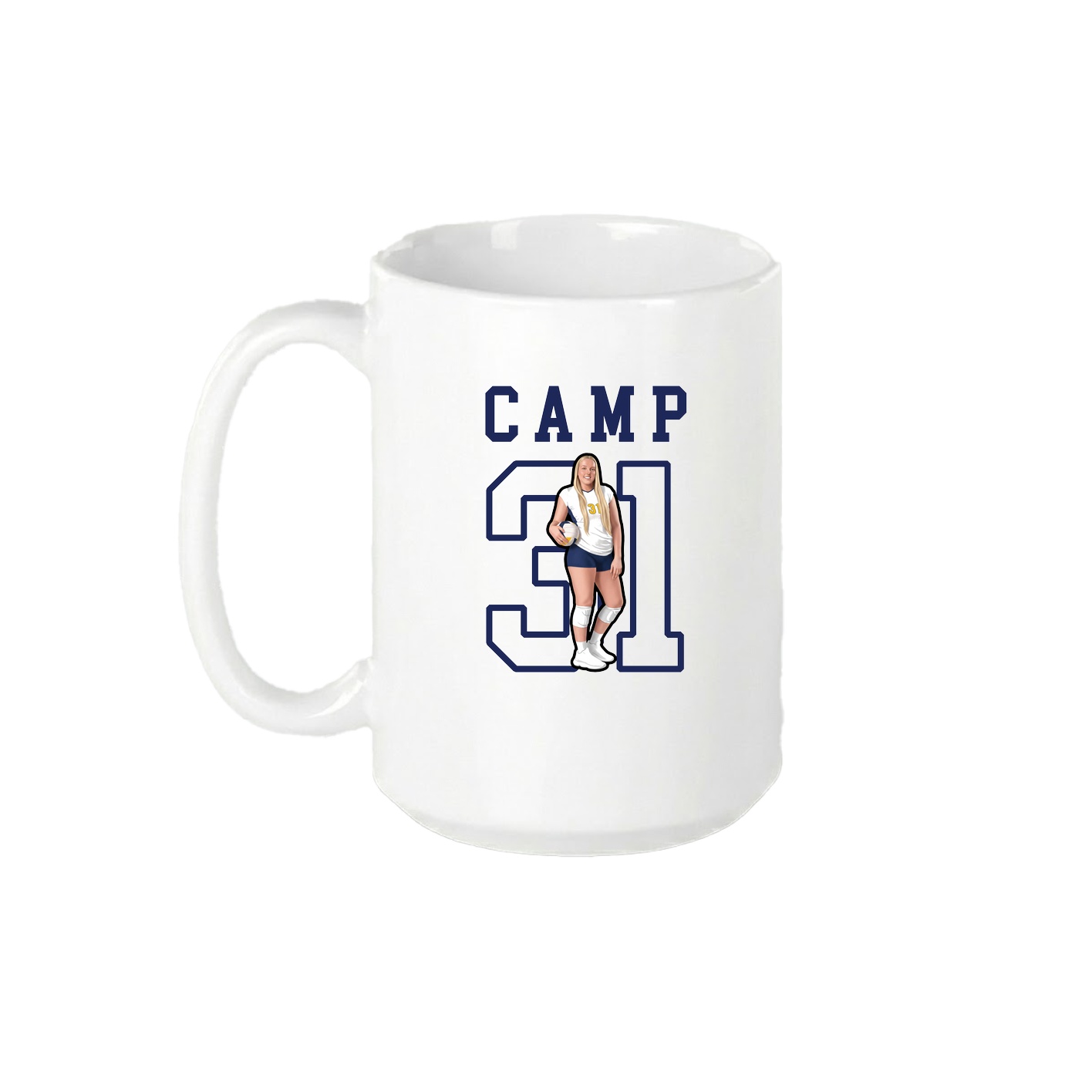 15oz Coffee Mug — Shirsey in White