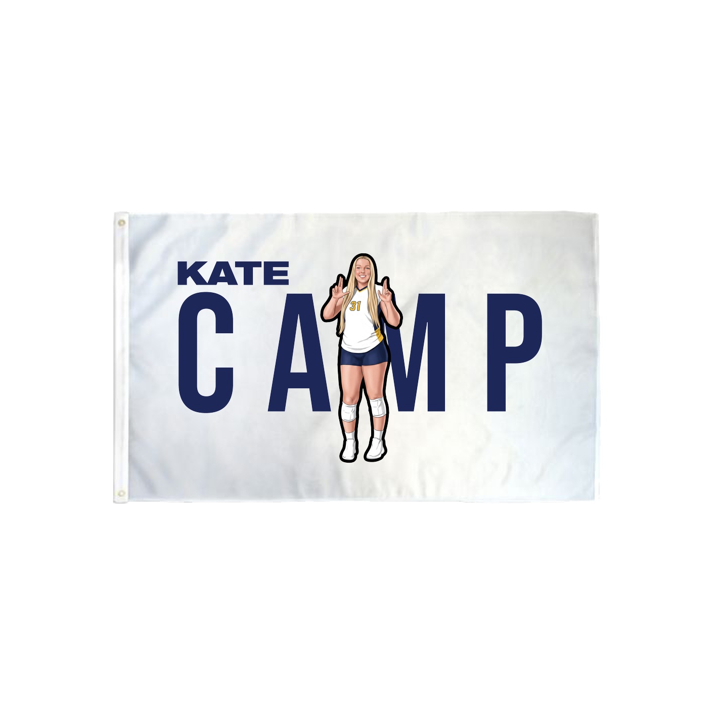 3x5 Flag — Player Name in Classic