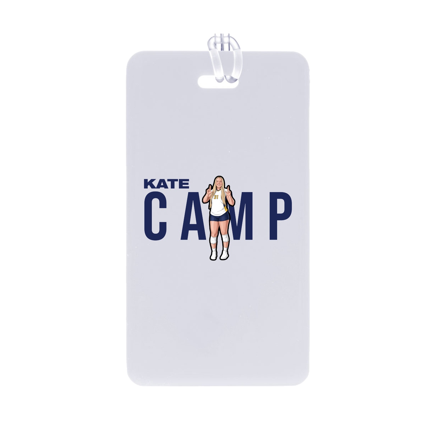 Bag Tag — Player Name in Classic