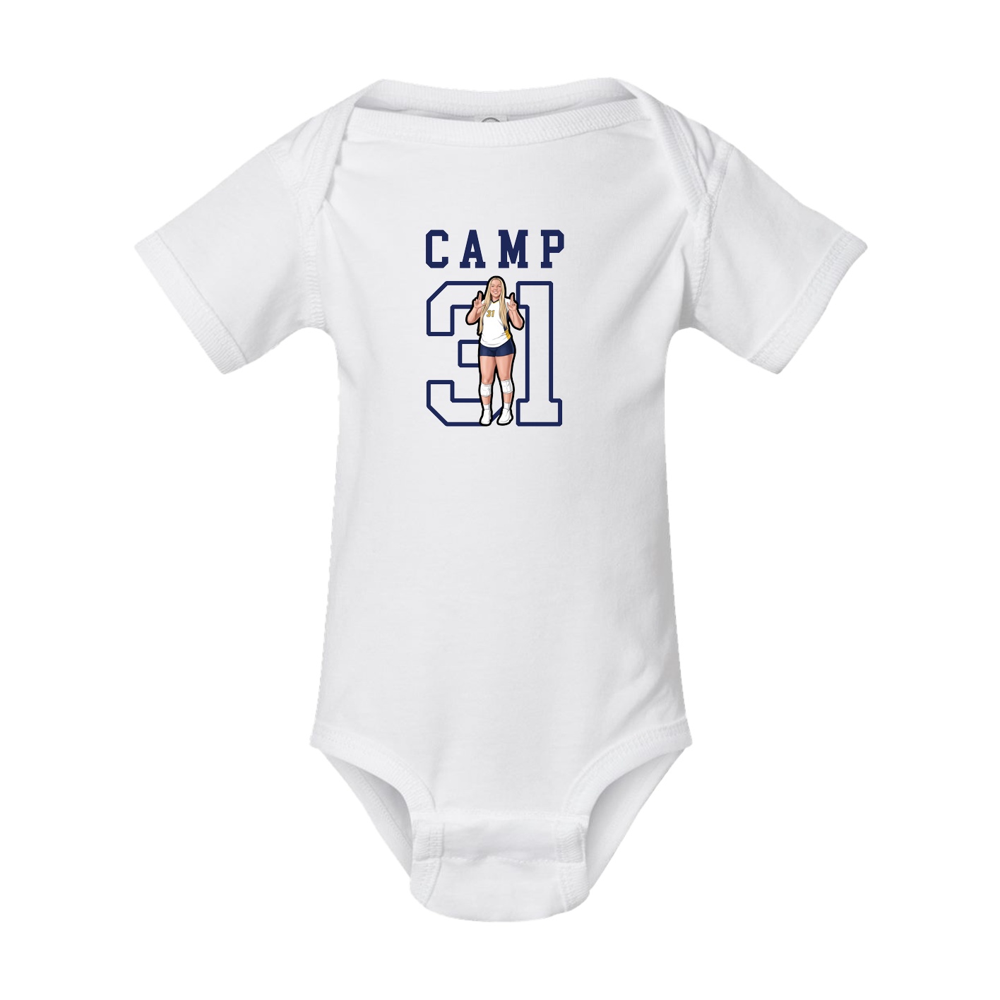 Baby Onesie — Shirsey in White