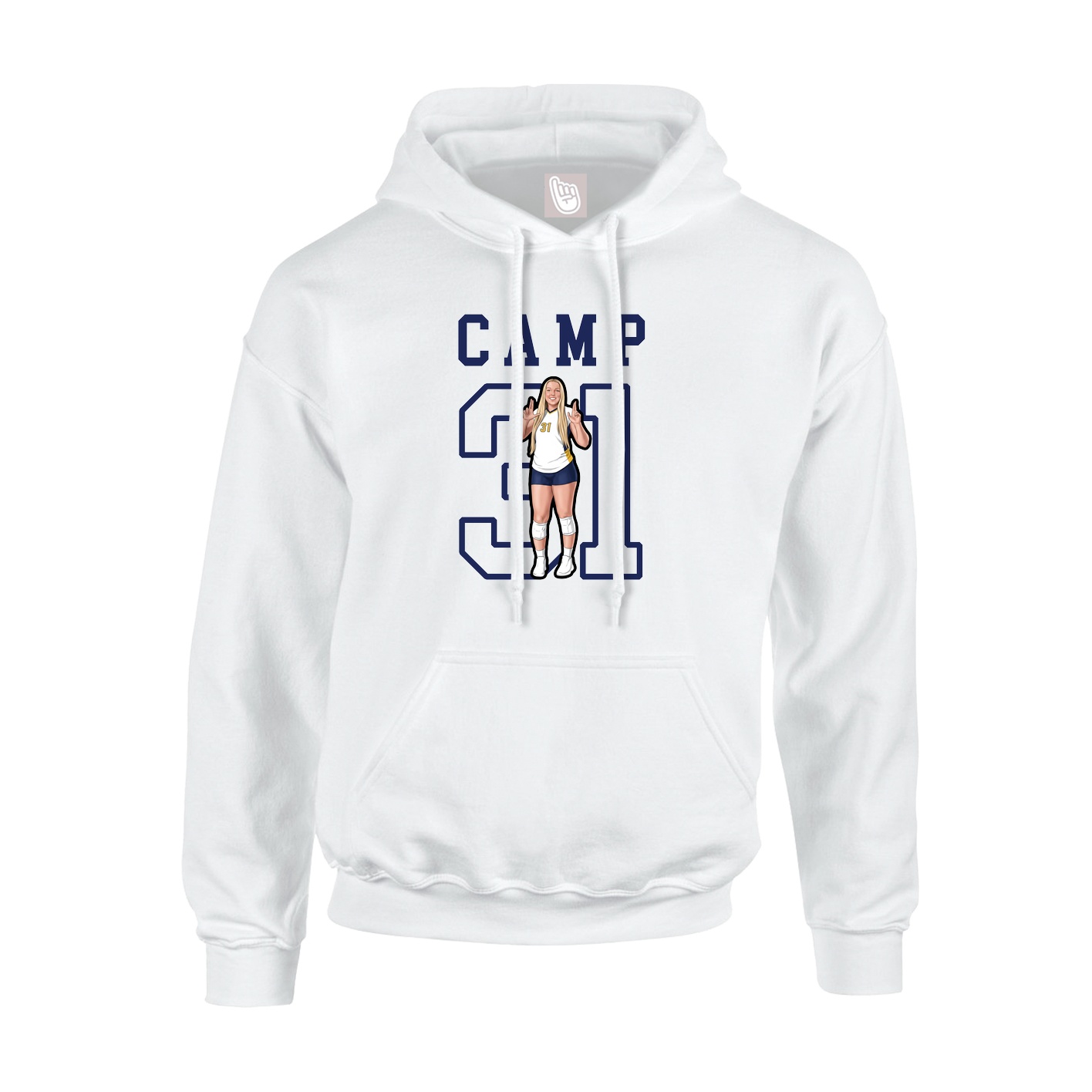 Youth Hoodie — Shirsey in White