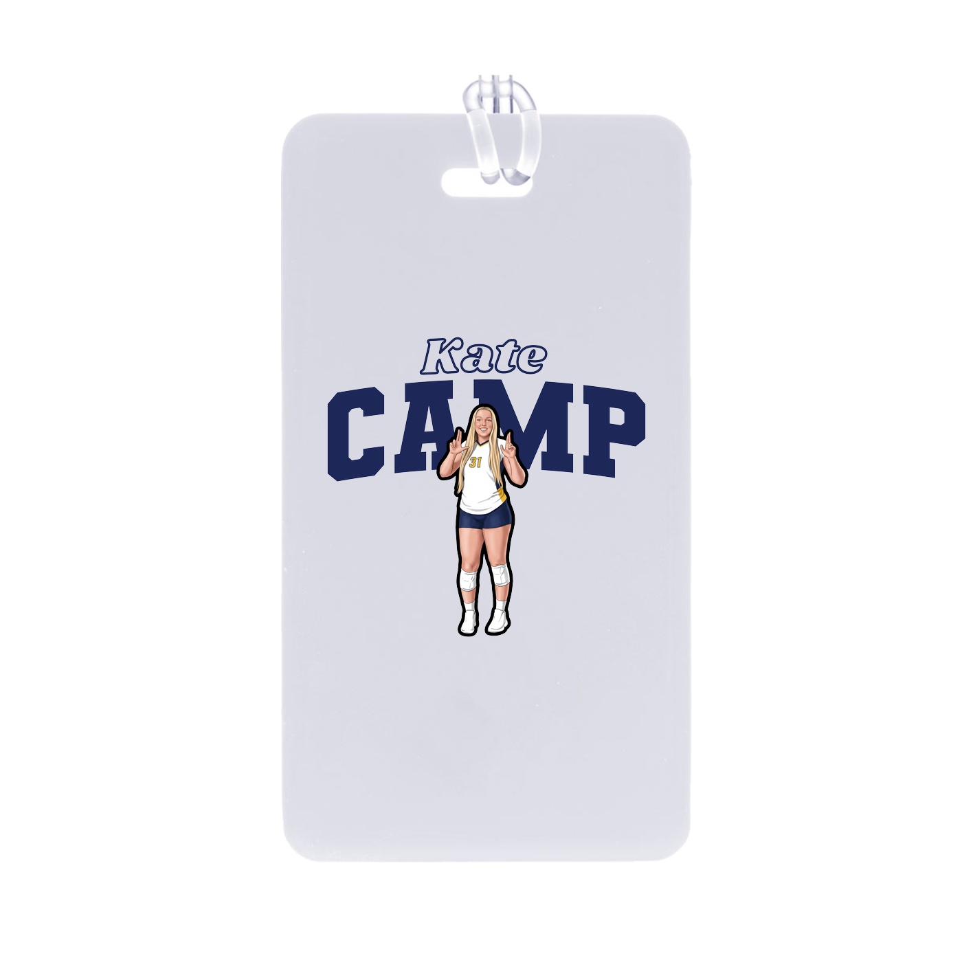 Bag Tag — Name Arch in Classic