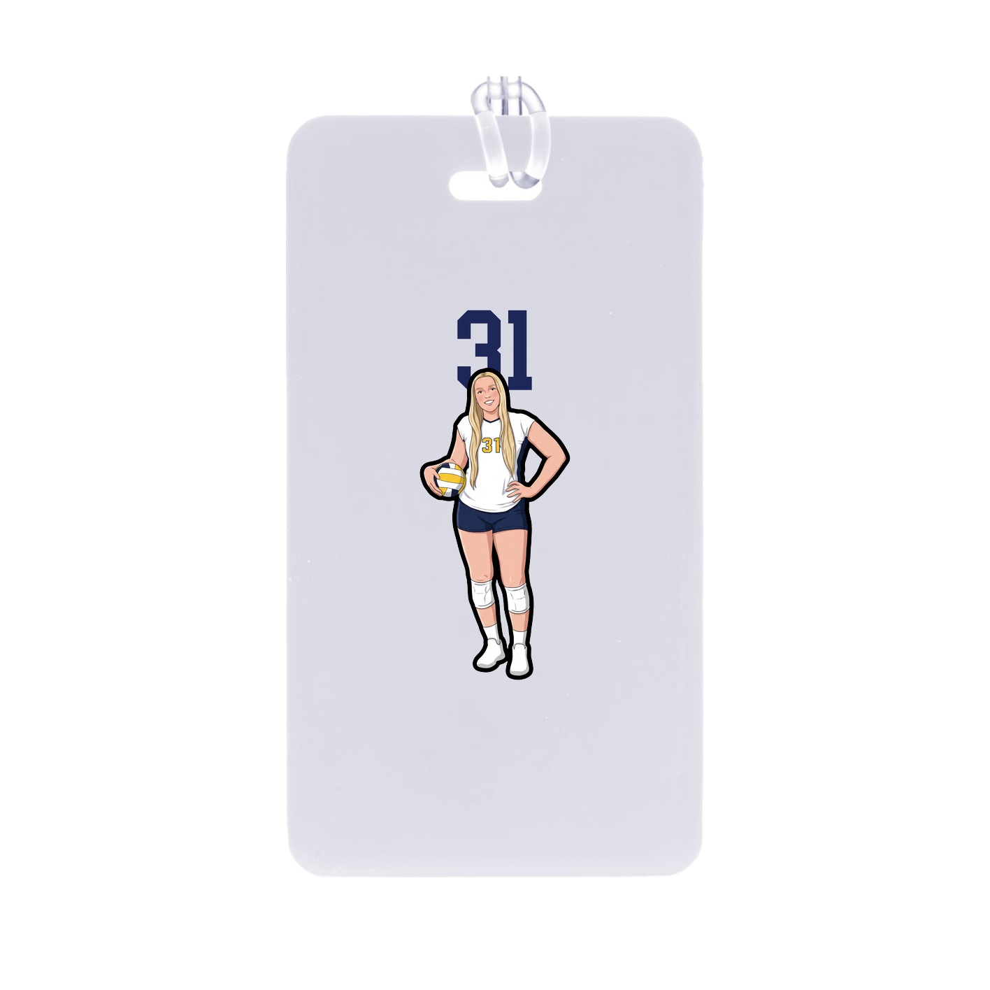 Bag Tag — Number Top in Classic