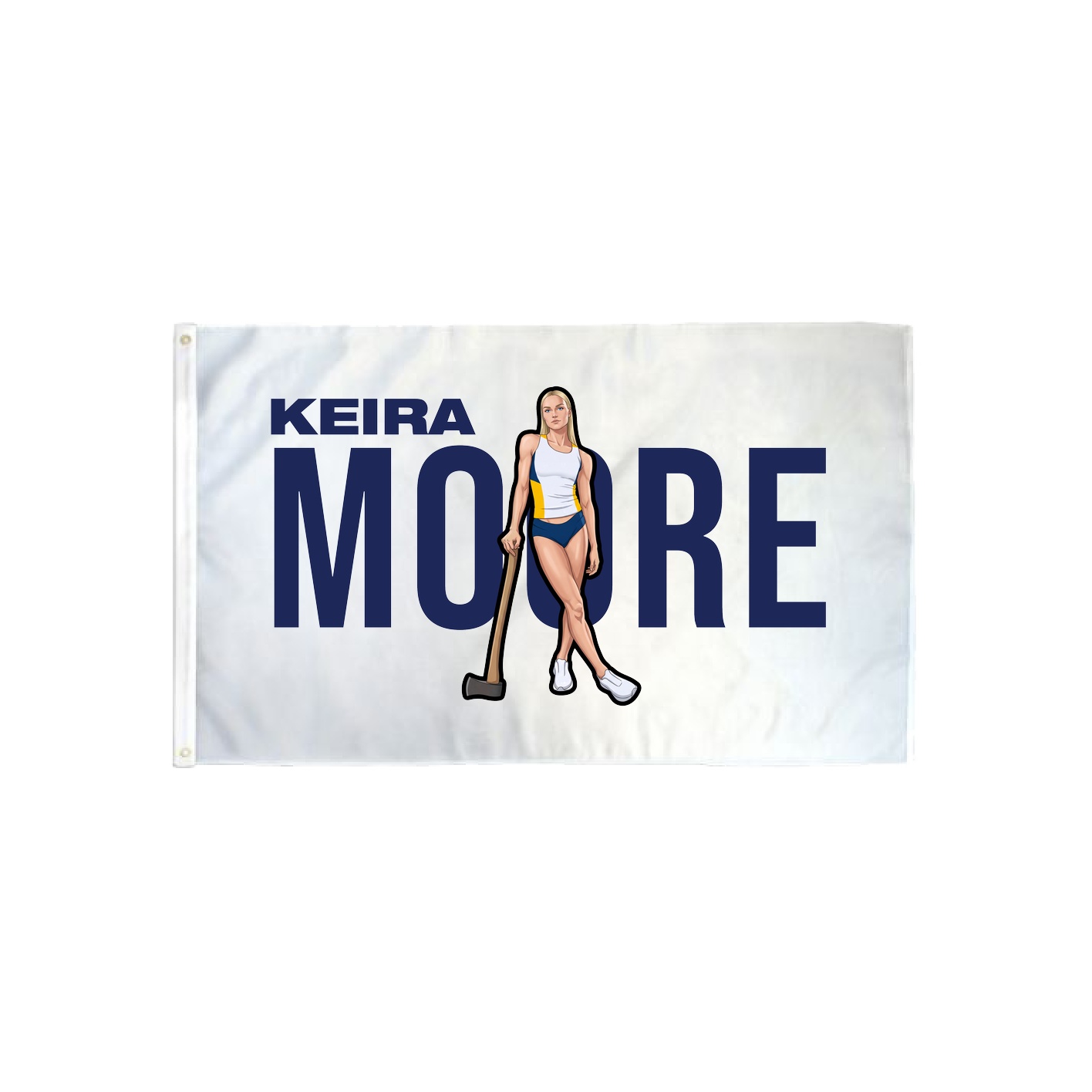 3x5 Flag — Player Name in Classic