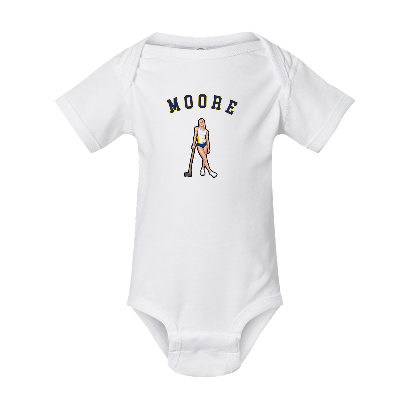 Baby Onesie — Shirsey Arch in White