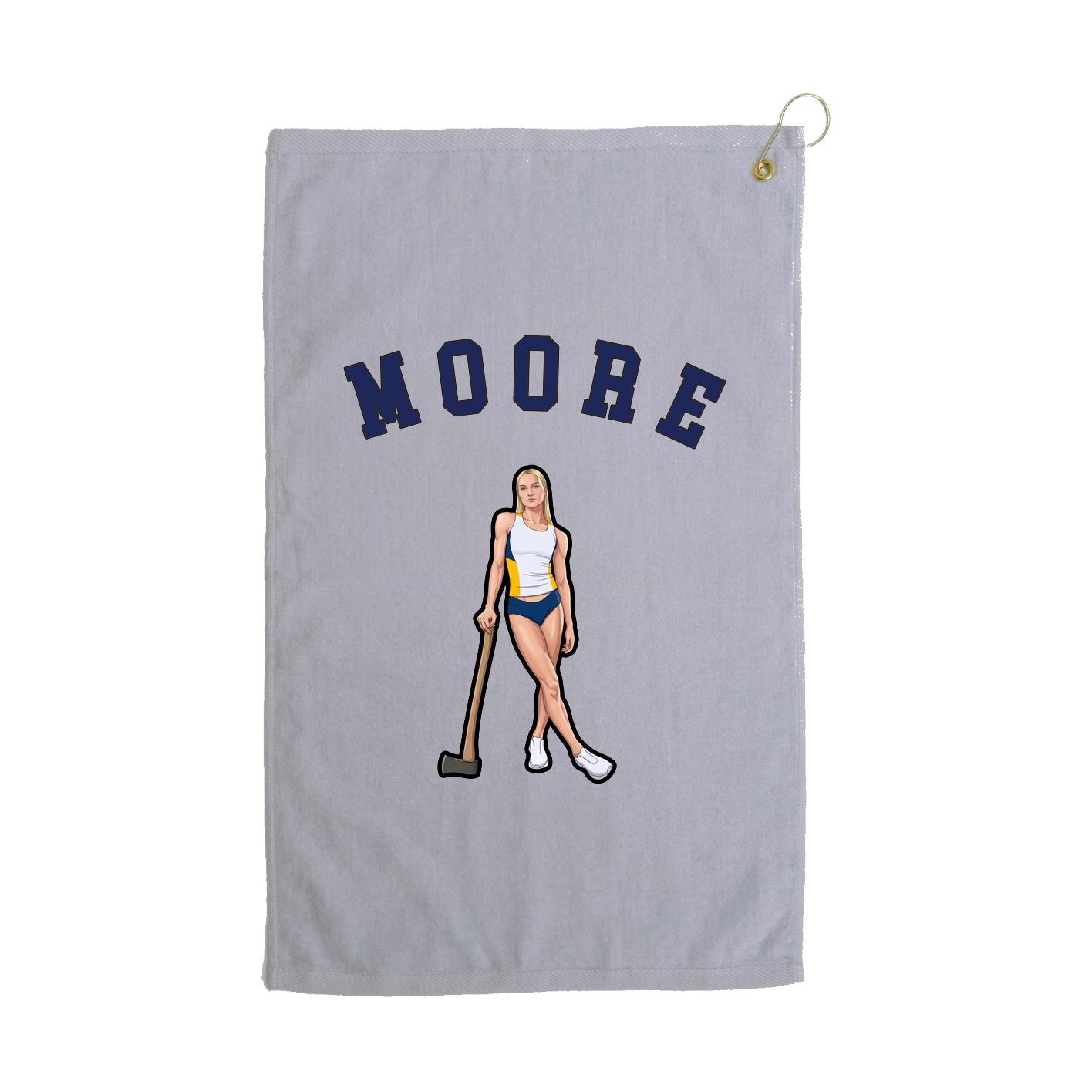 Golf Towel — Shirsey Arch in Grey