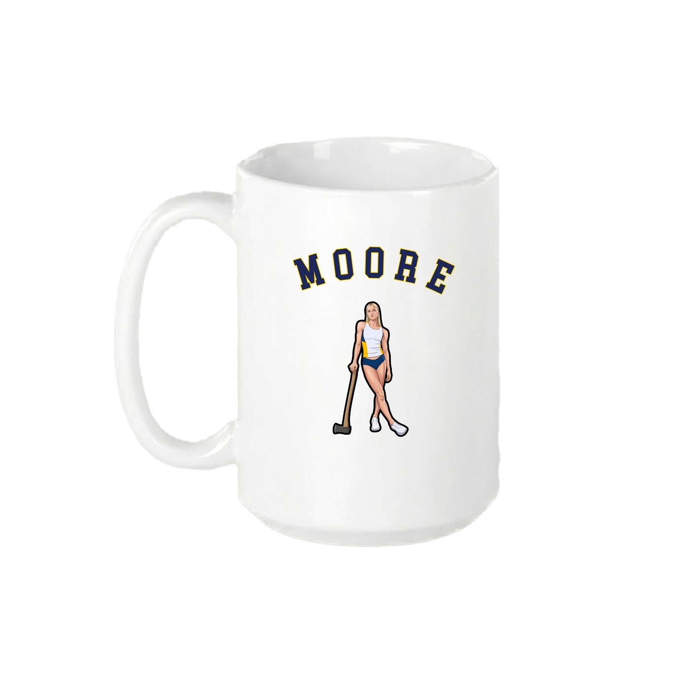 15oz Coffee Mug — Shirsey Arch in White
