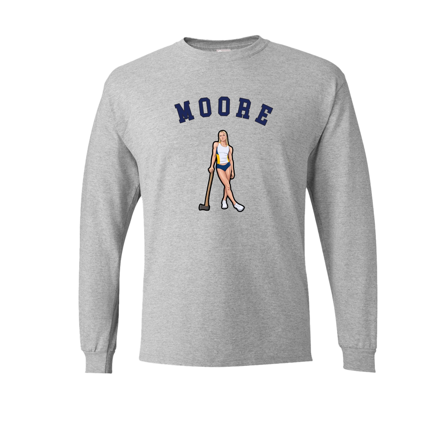 Long Sleeve Tee — Shirsey Arch in Grey