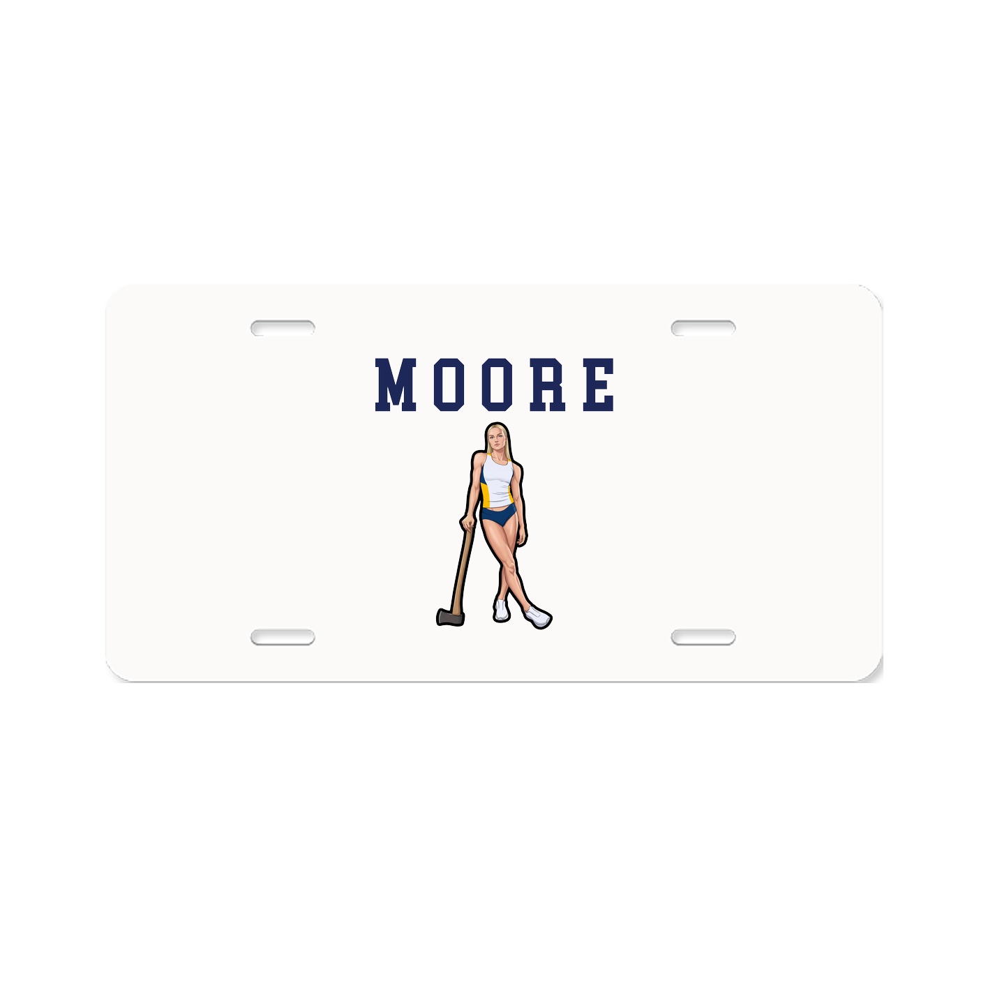 License Plate — Shirsey in Classic