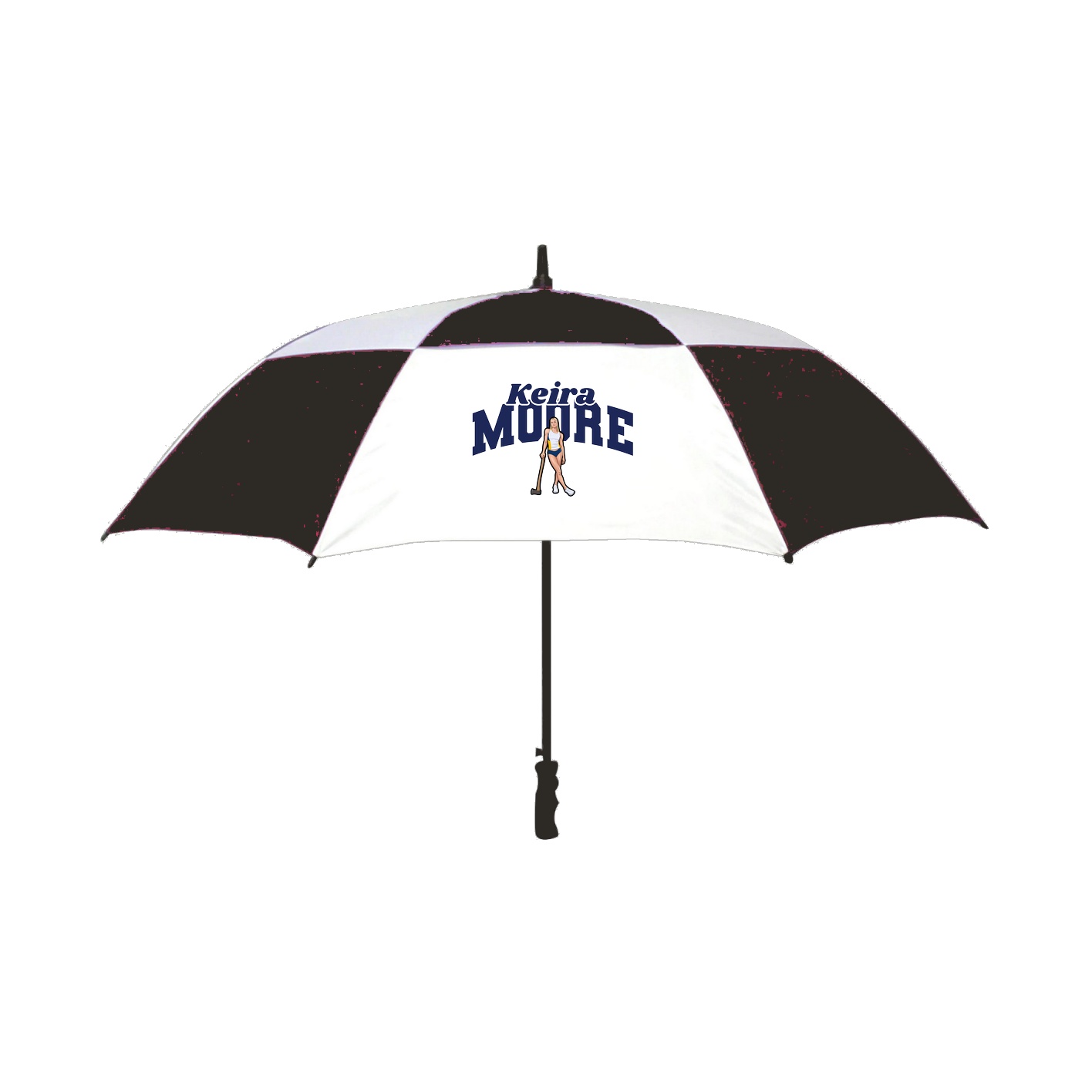 Golf Umbrella — Signature Arch in Black