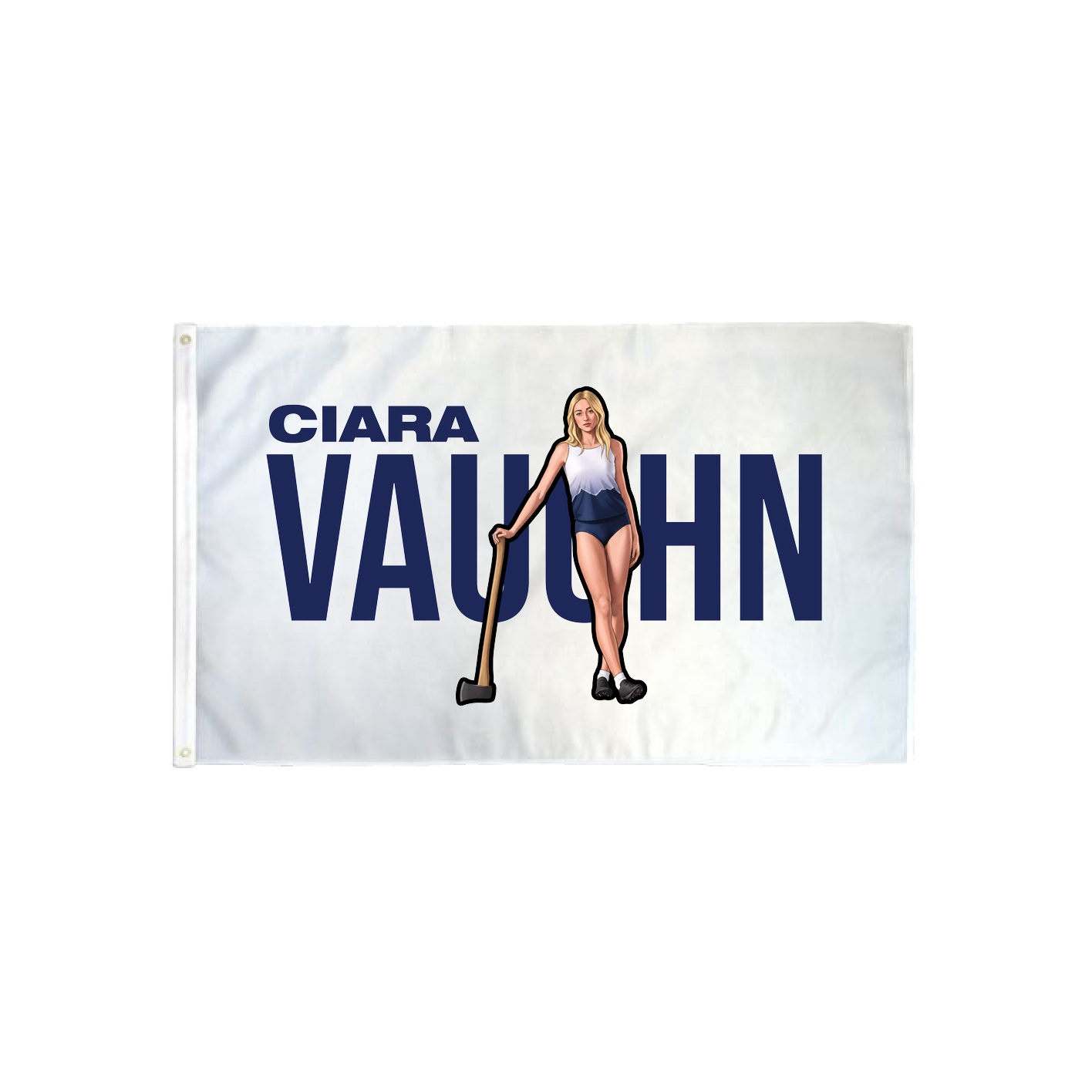 3x5 Flag — Player Name in Classic