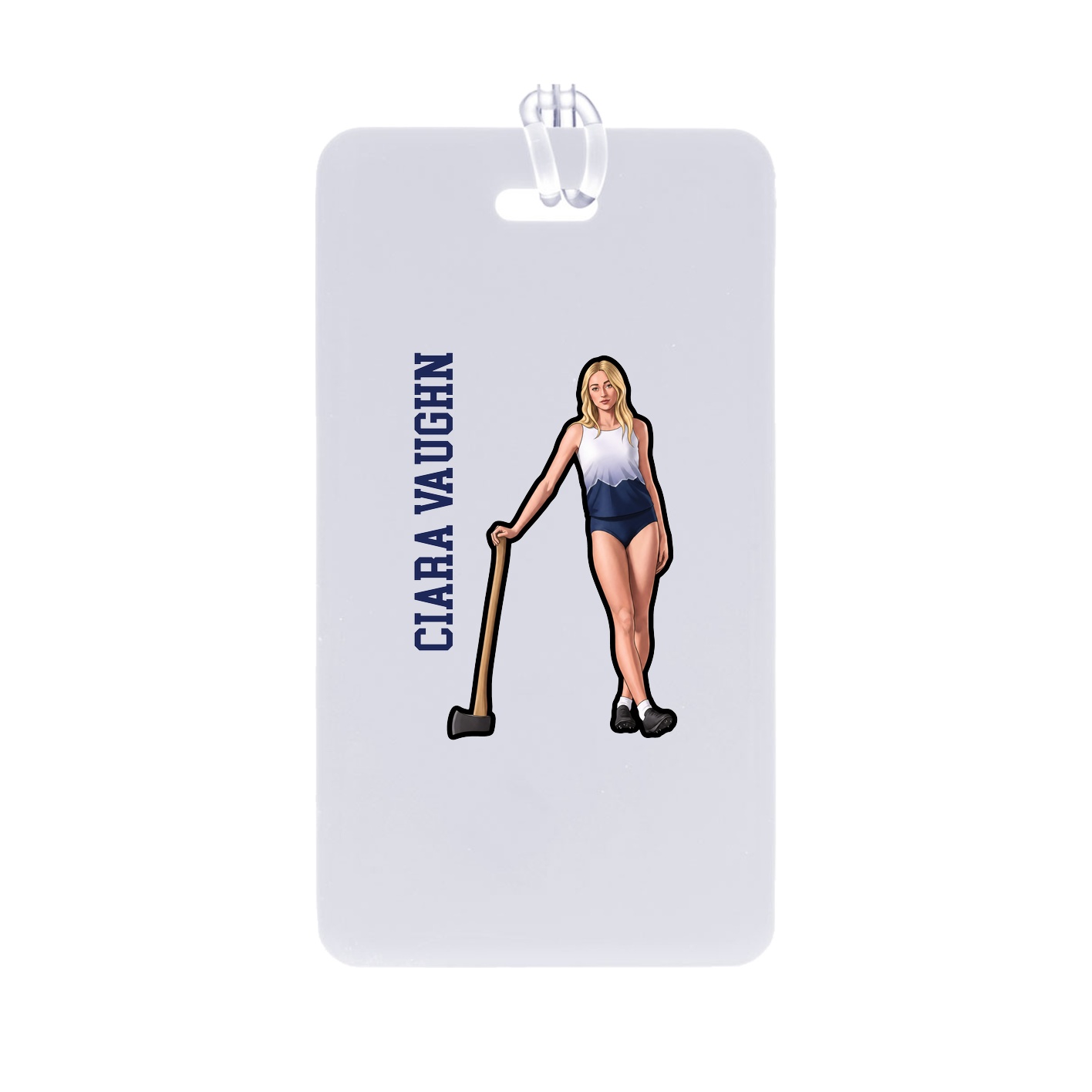 Bag Tag — Name Vertical in Classic