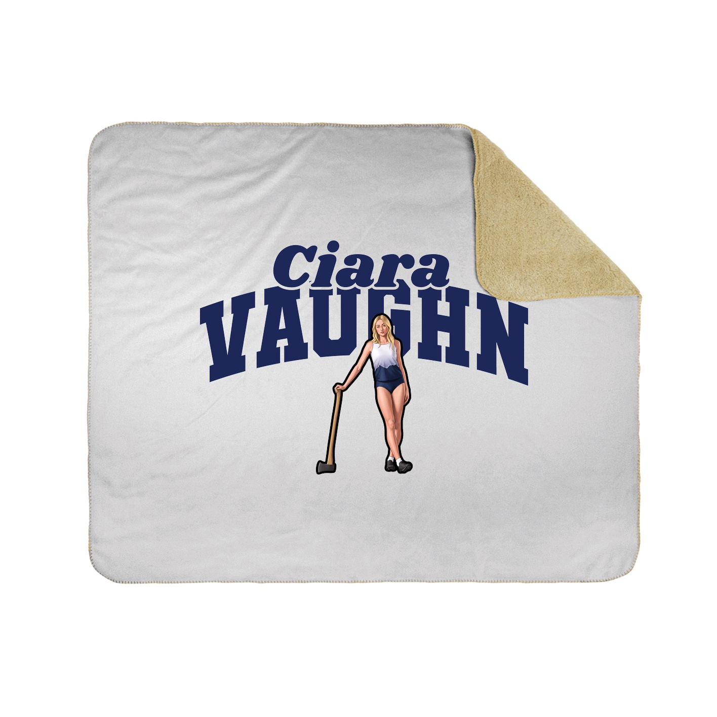 Throw Blanket — Signature Arch in White